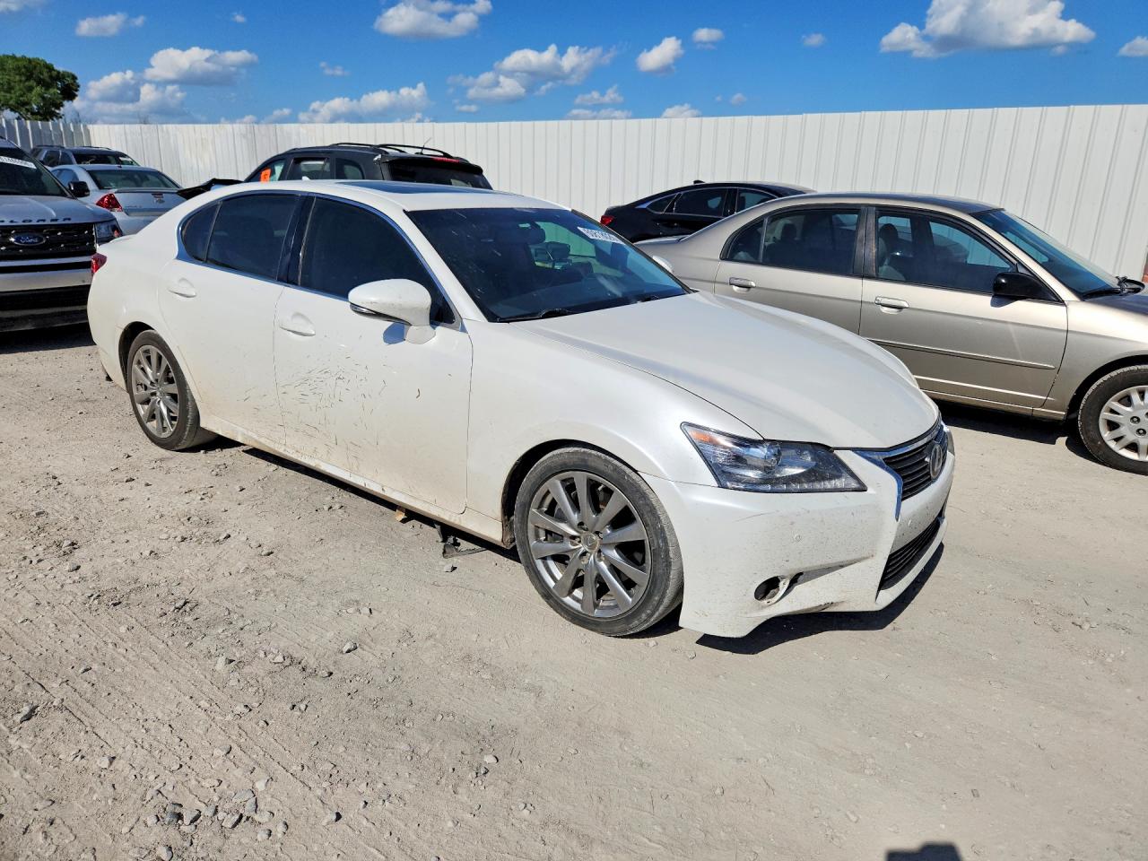 2013 Lexus Gs 350 White vin: JTHBE1BL0D5025754