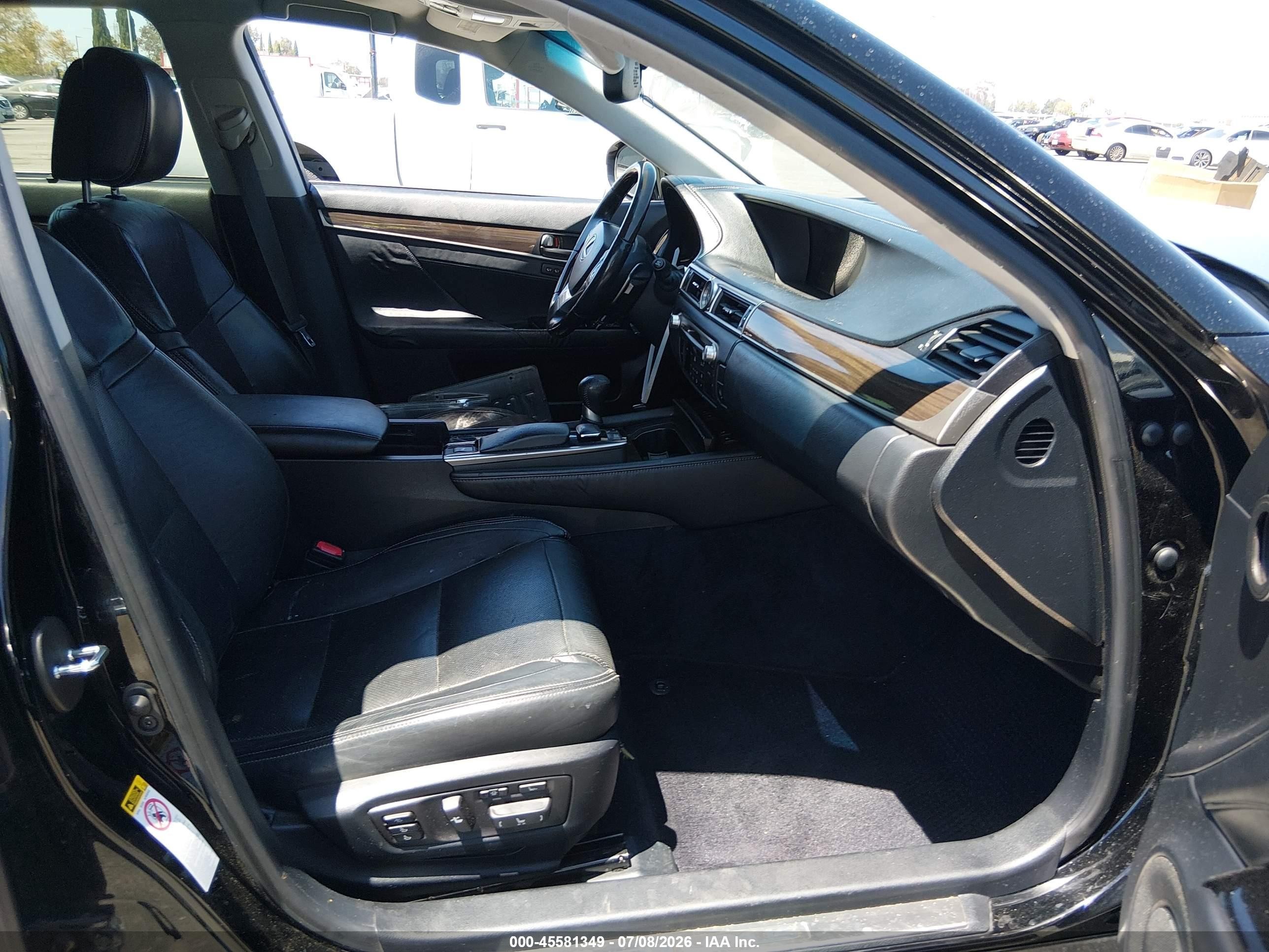 2013 Lexus Gs 350   Black vin: JTHBE1BL0D5027133