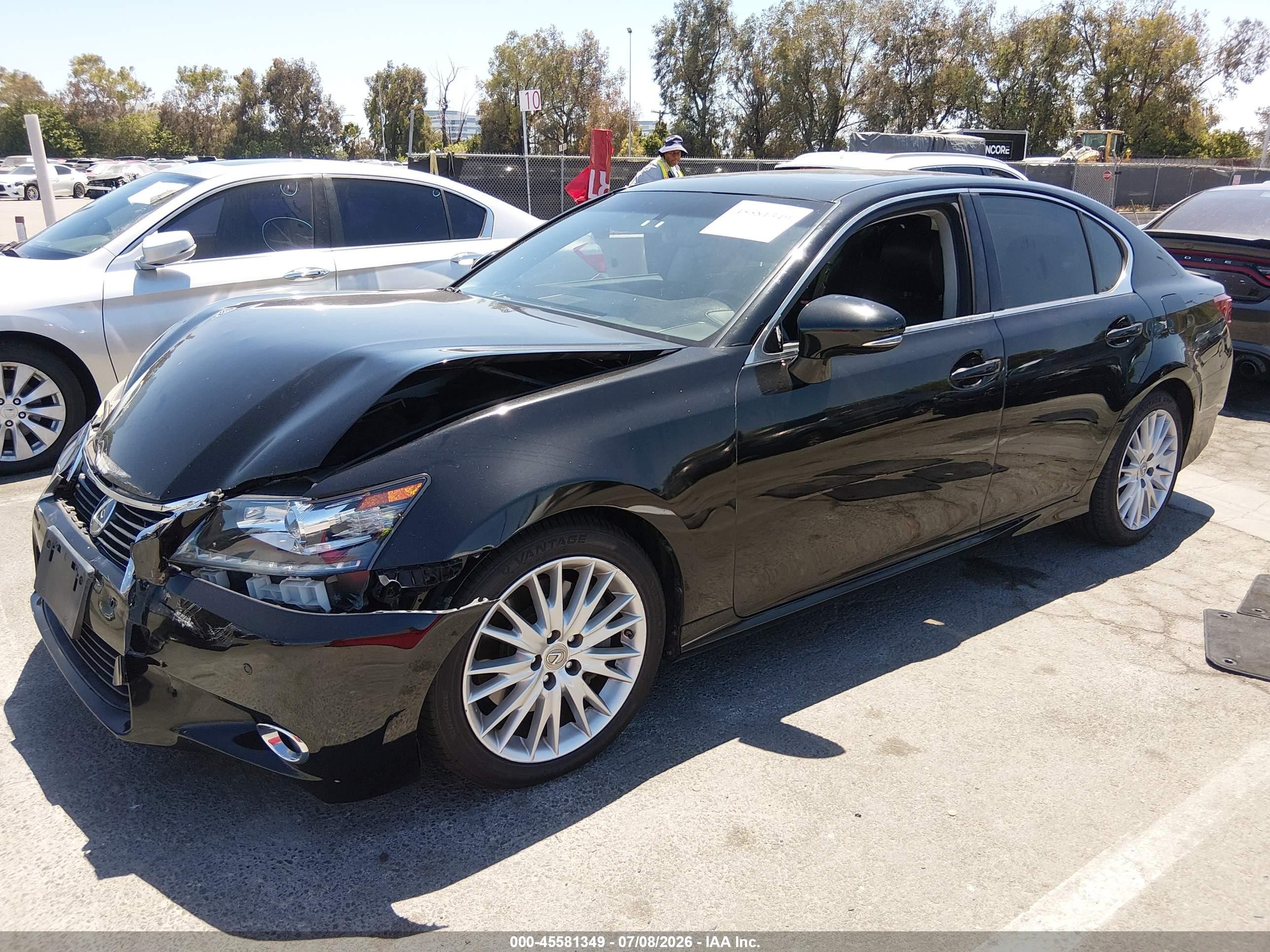 2013 Lexus Gs 350   Black vin: JTHBE1BL0D5027133