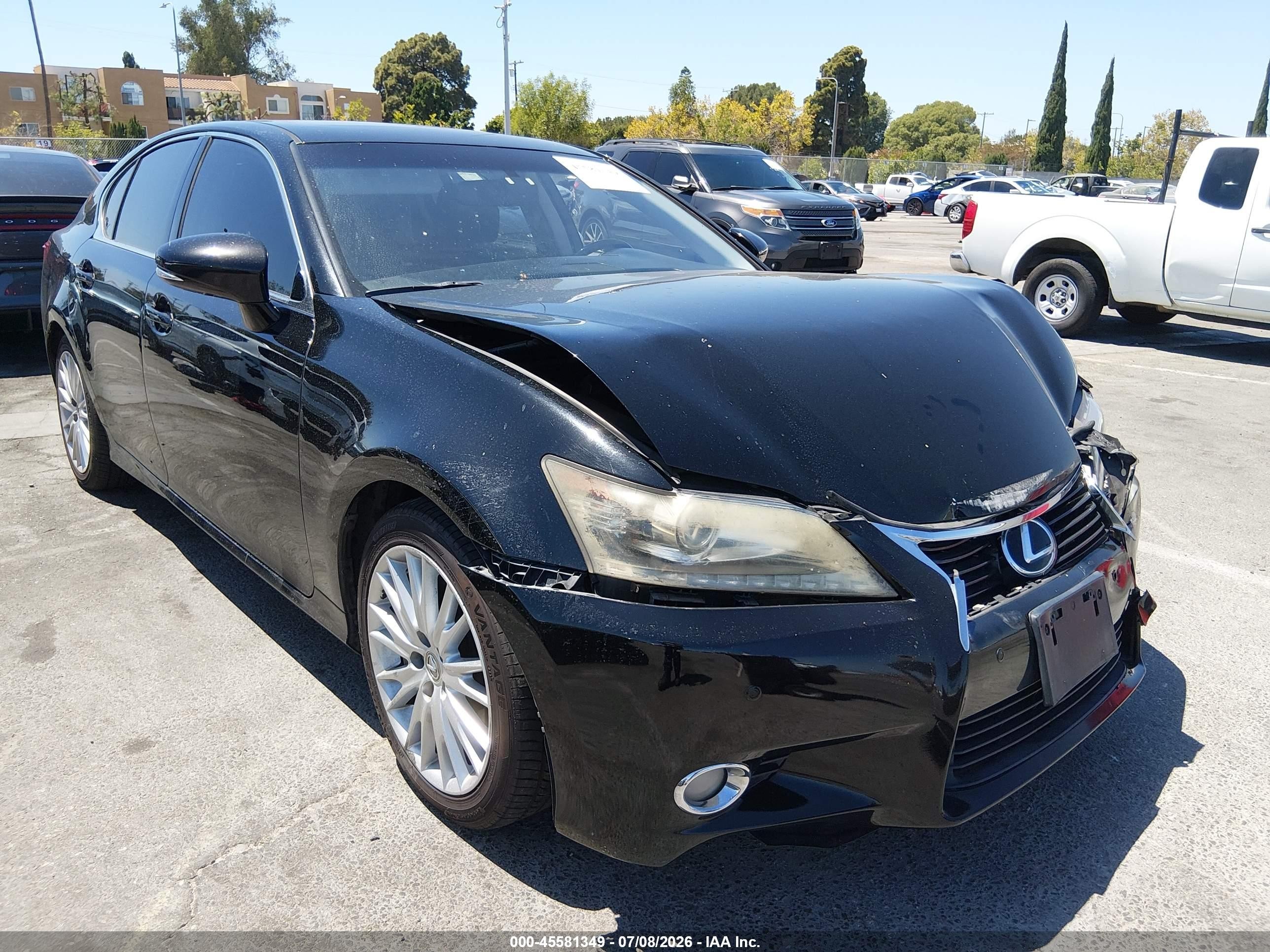 2013 Lexus Gs 350   Black vin: JTHBE1BL0D5027133