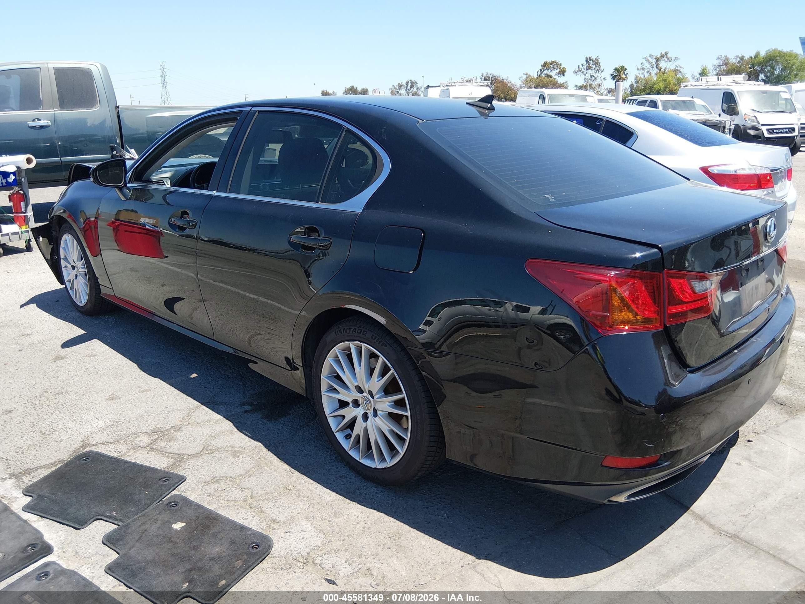 2013 Lexus Gs 350   Black vin: JTHBE1BL0D5027133