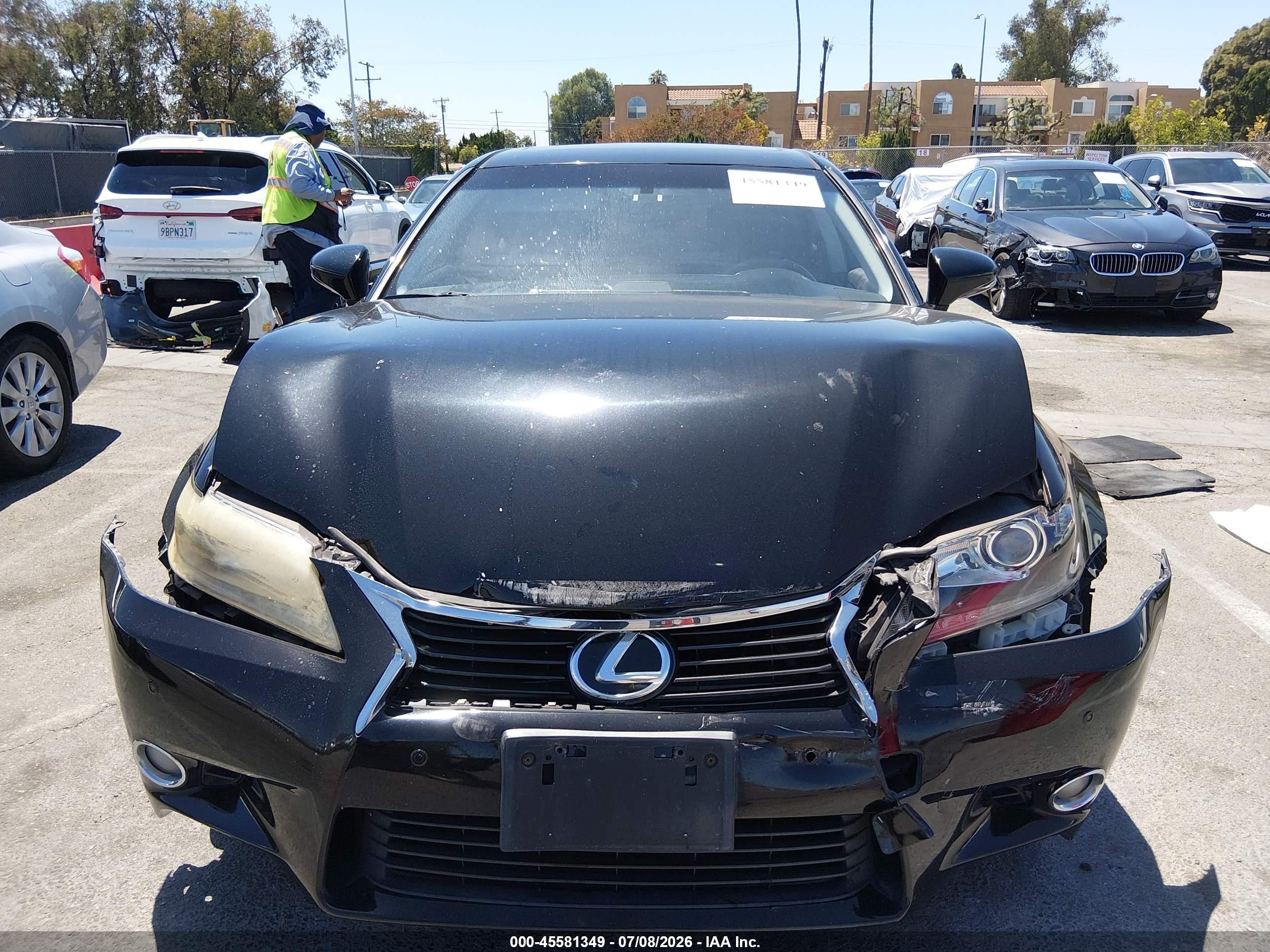 2013 Lexus Gs 350   Black vin: JTHBE1BL0D5027133