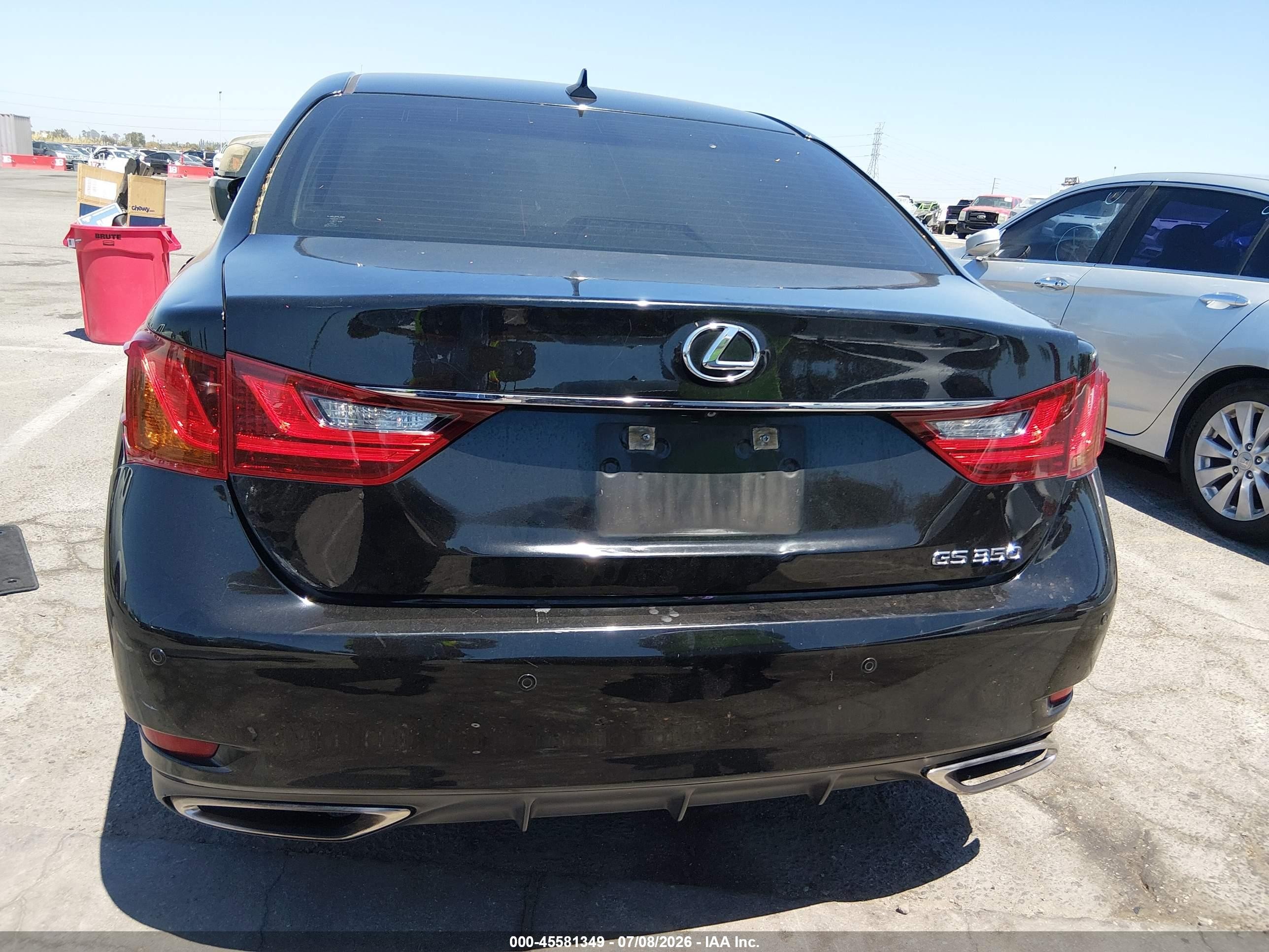 2013 Lexus Gs 350   Black vin: JTHBE1BL0D5027133