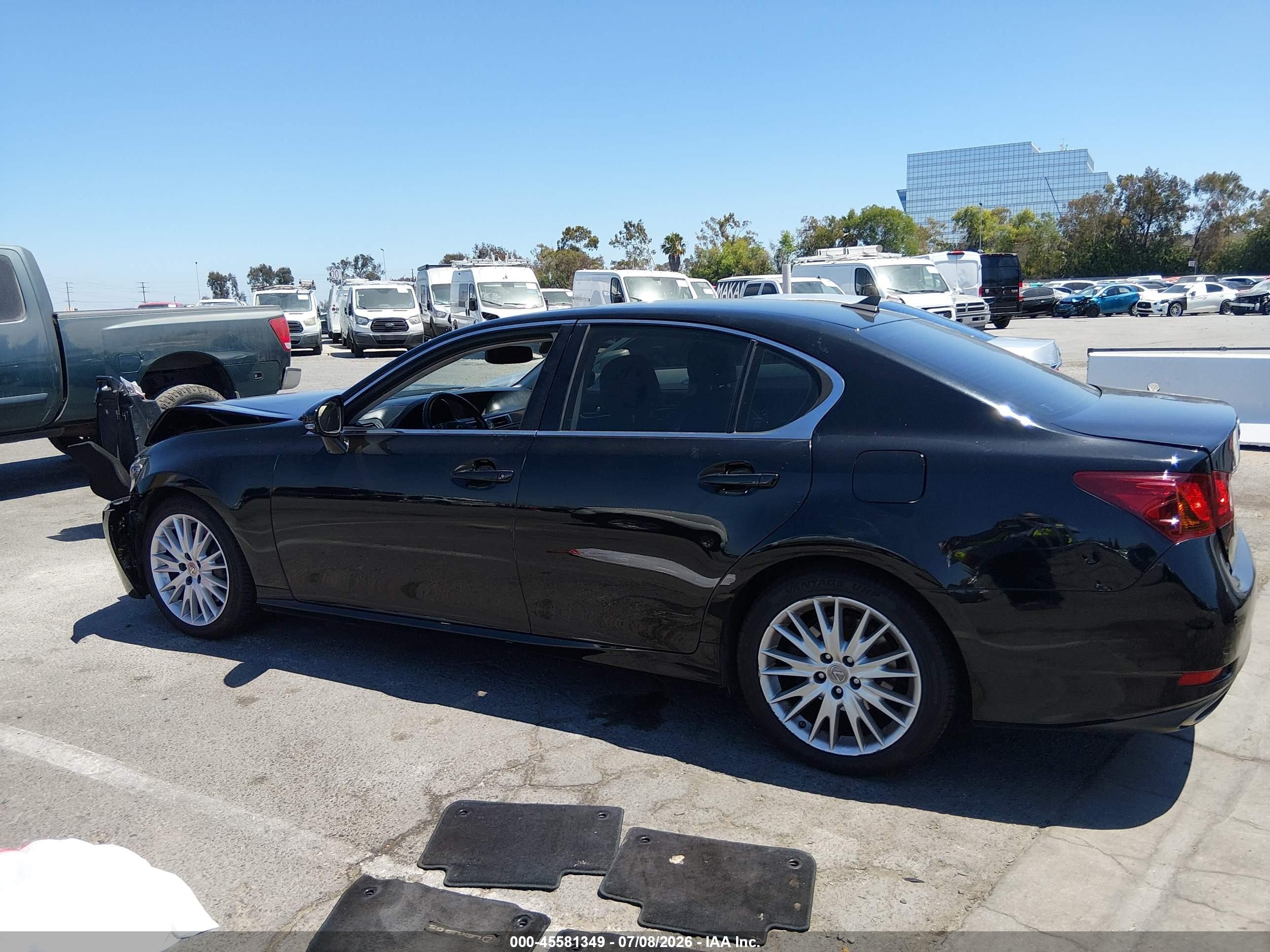 2013 Lexus Gs 350   Black vin: JTHBE1BL0D5027133