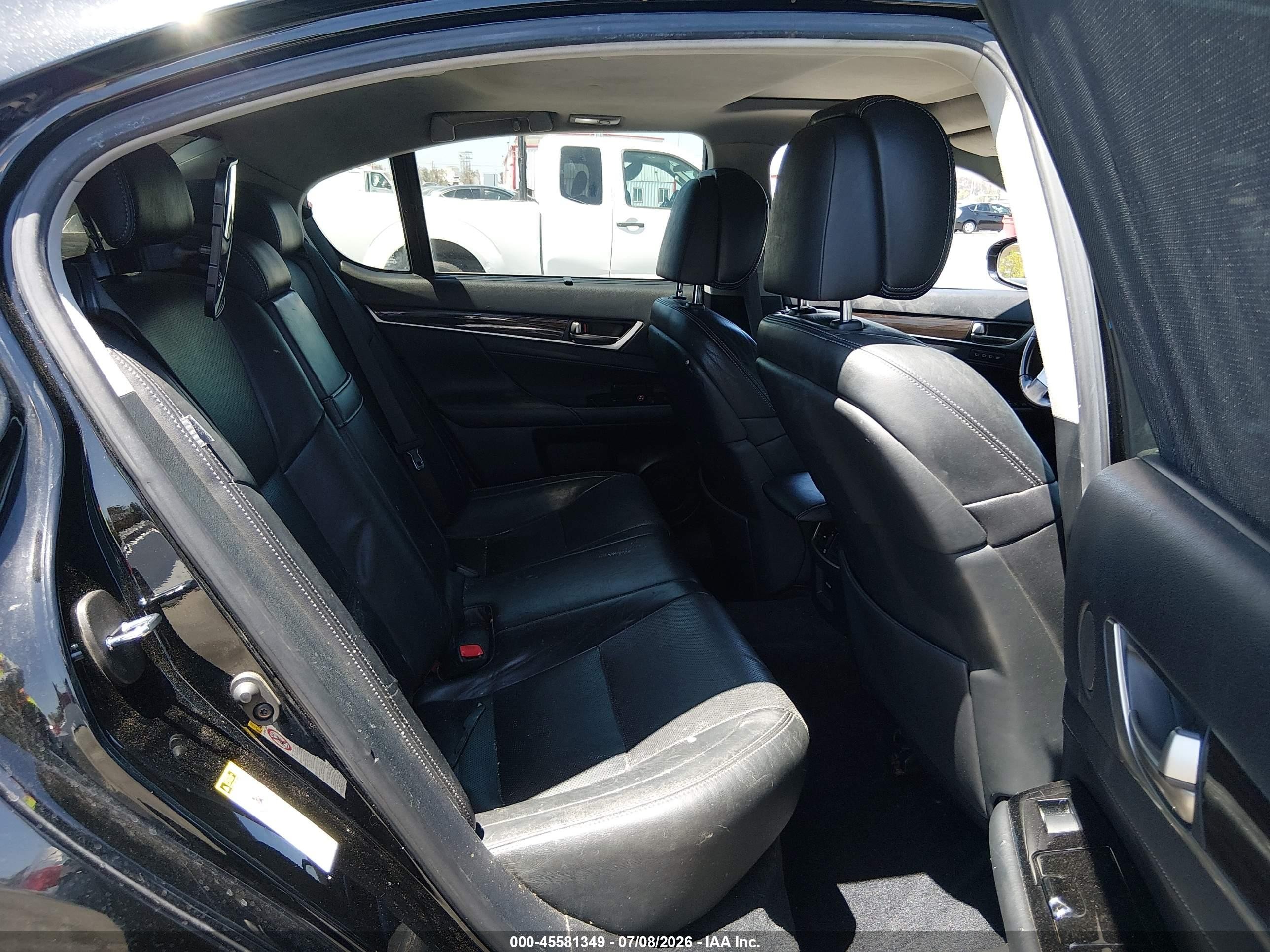 2013 Lexus Gs 350   Black vin: JTHBE1BL0D5027133
