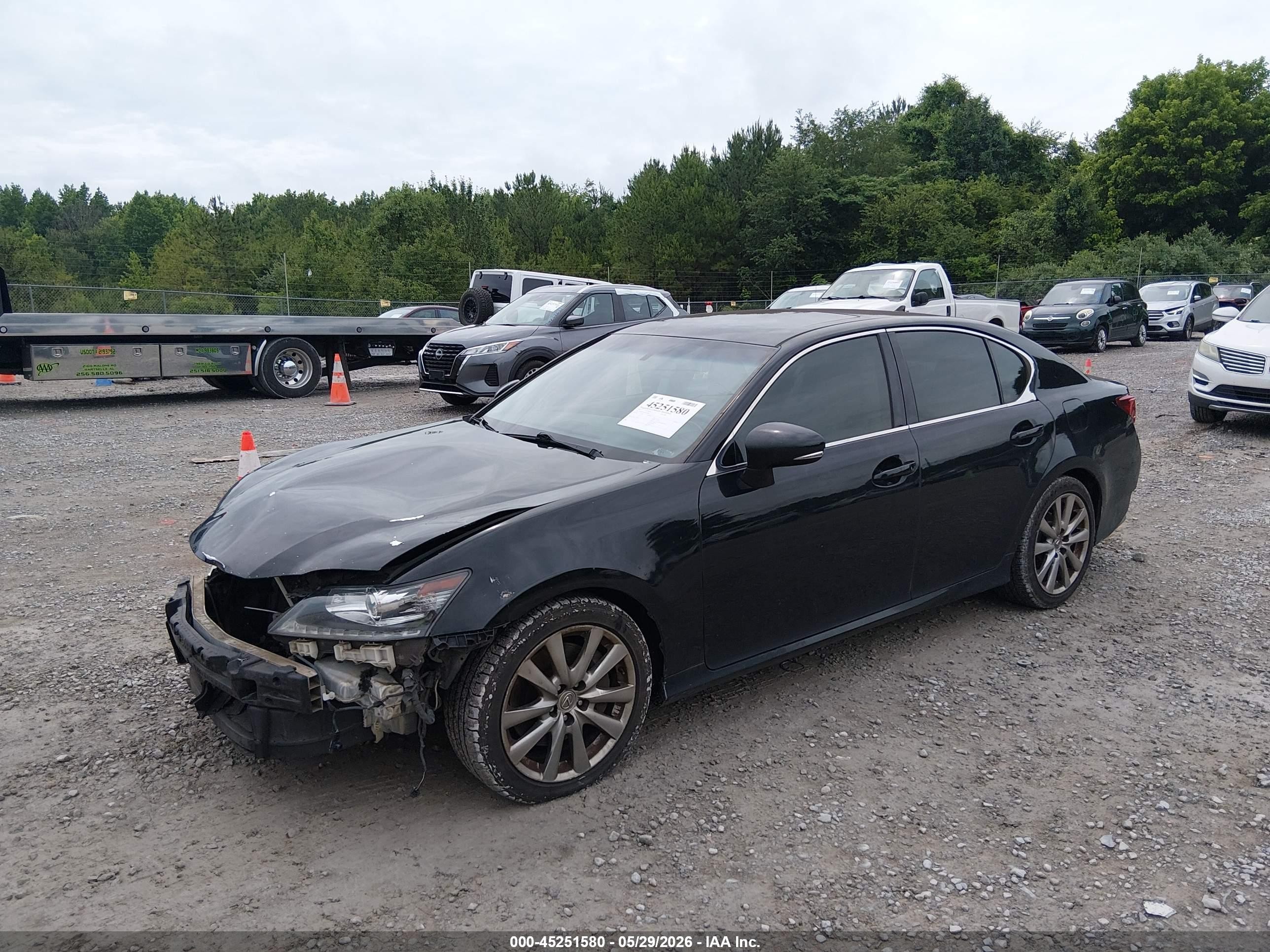 2013 Lexus Gs 350 Black vin: JTHBE1BL0D5028282