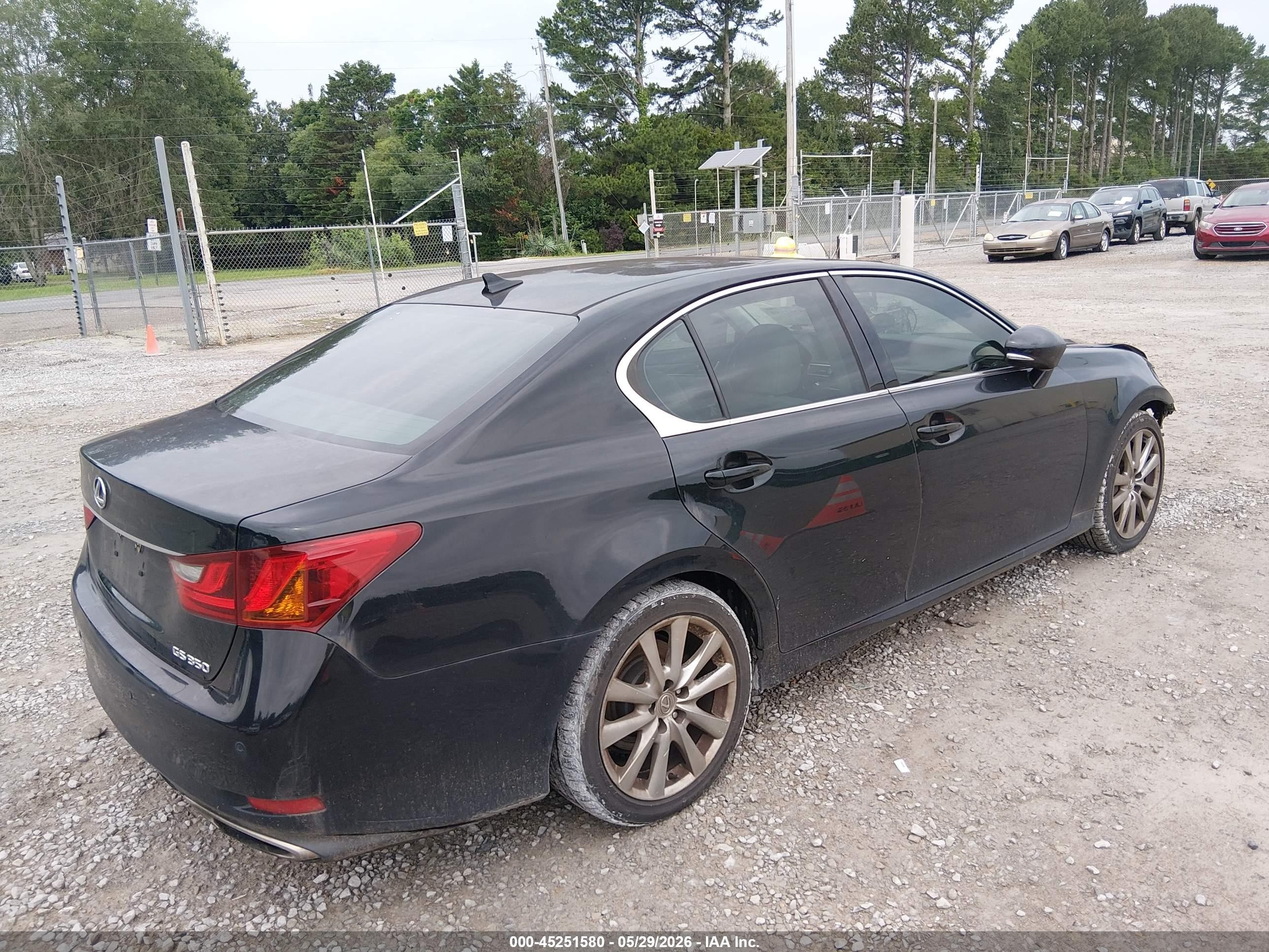 2013 Lexus Gs 350 Black vin: JTHBE1BL0D5028282