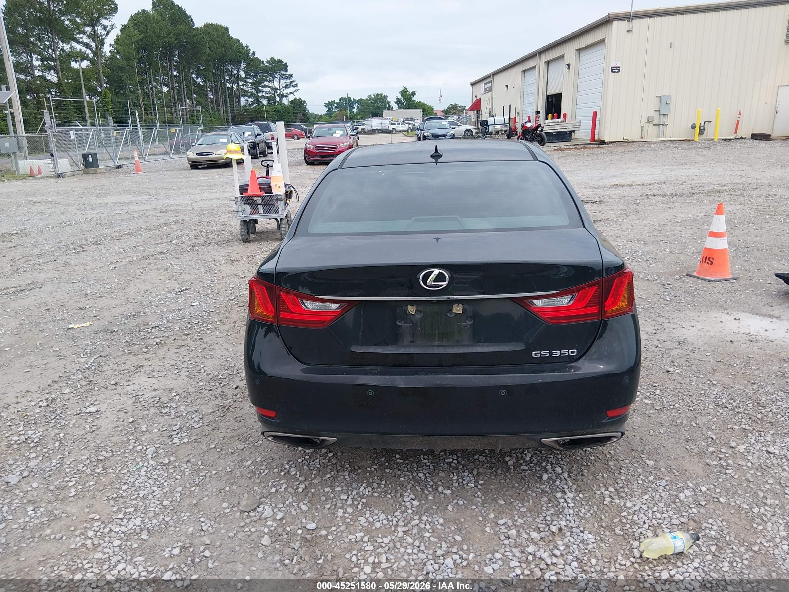 2013 Lexus Gs 350 Black vin: JTHBE1BL0D5028282