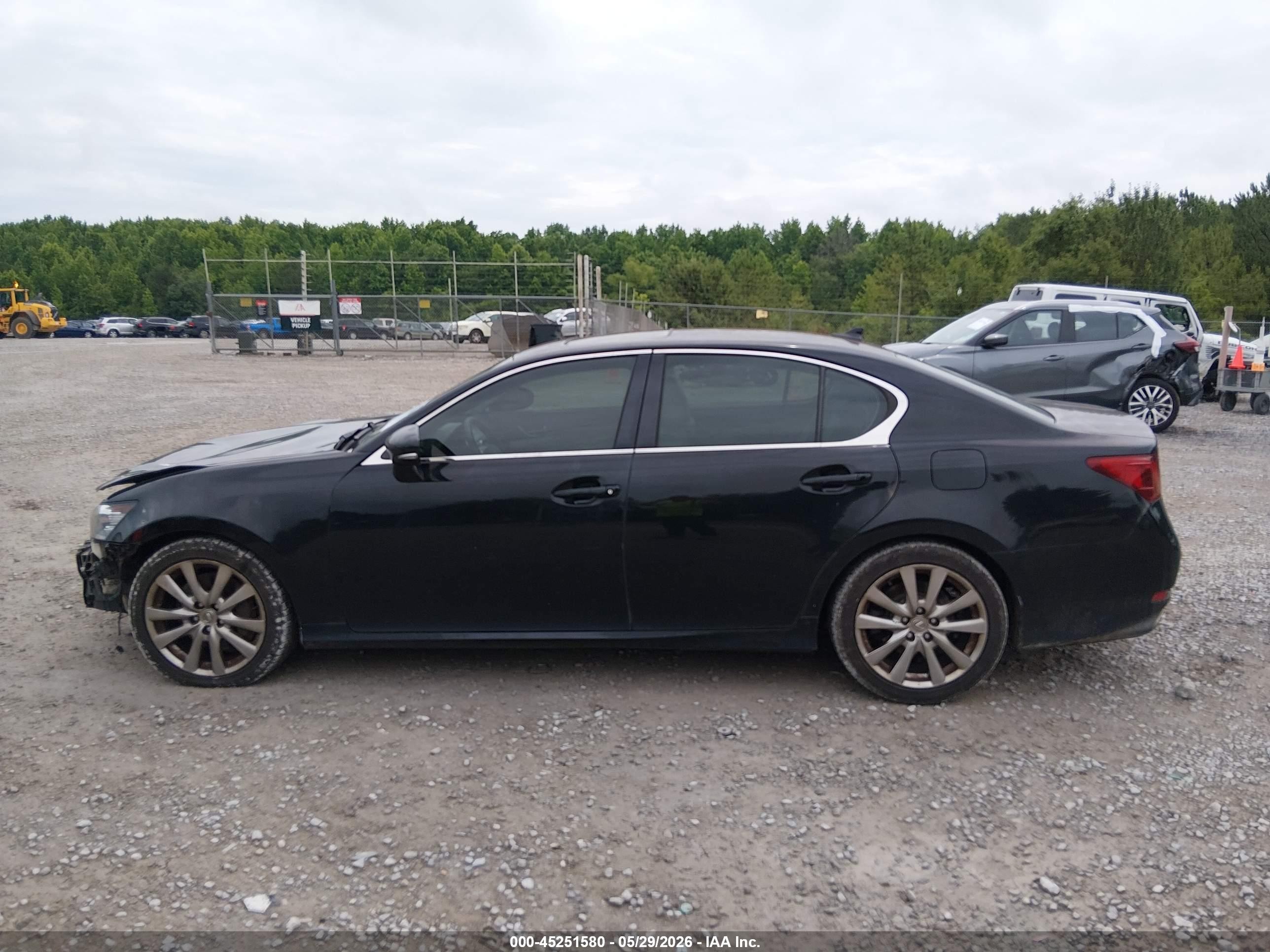2013 Lexus Gs 350 Black vin: JTHBE1BL0D5028282