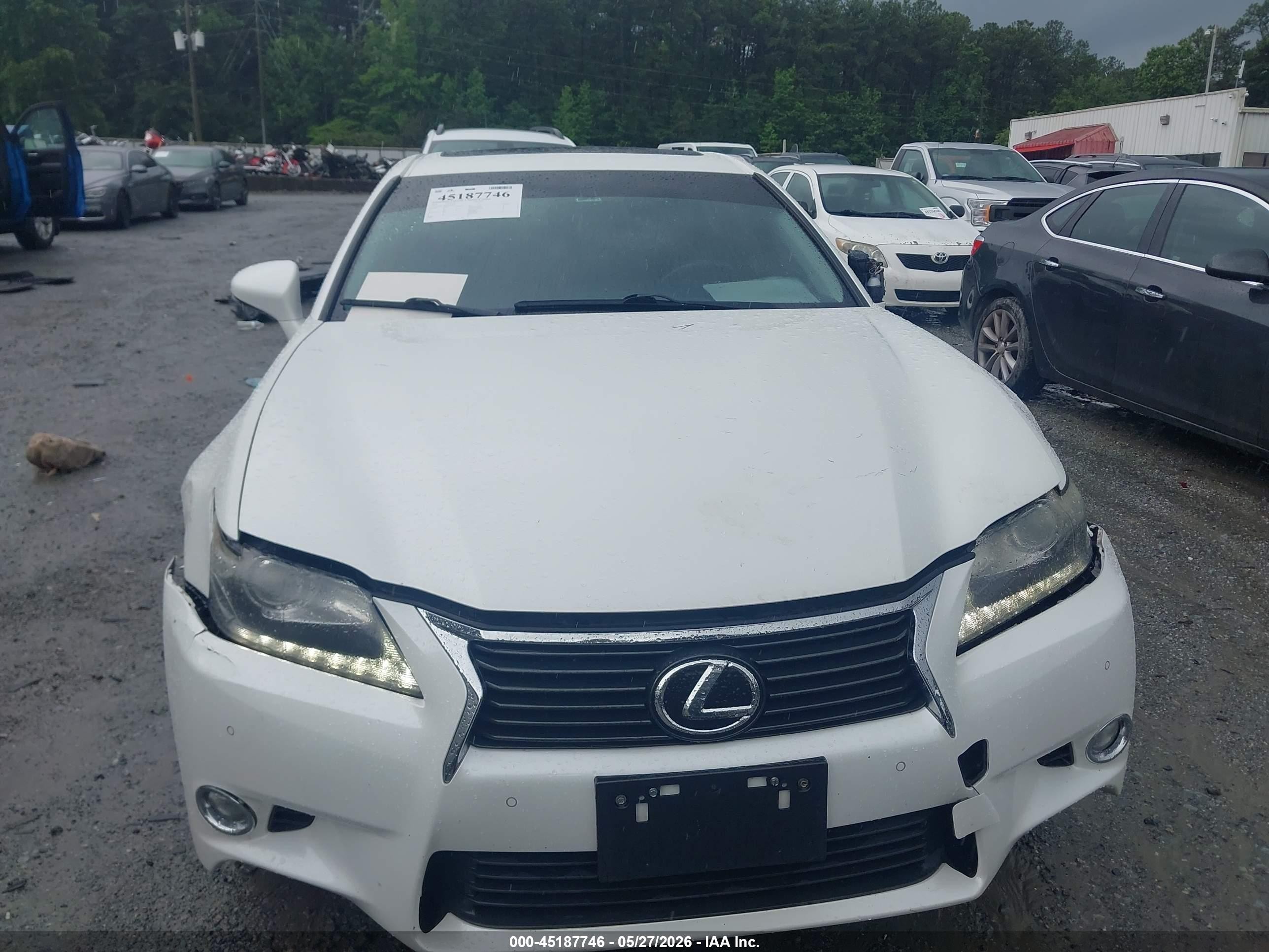 2014 Lexus Gs 350 Белый vin: JTHBE1BL0E5030535