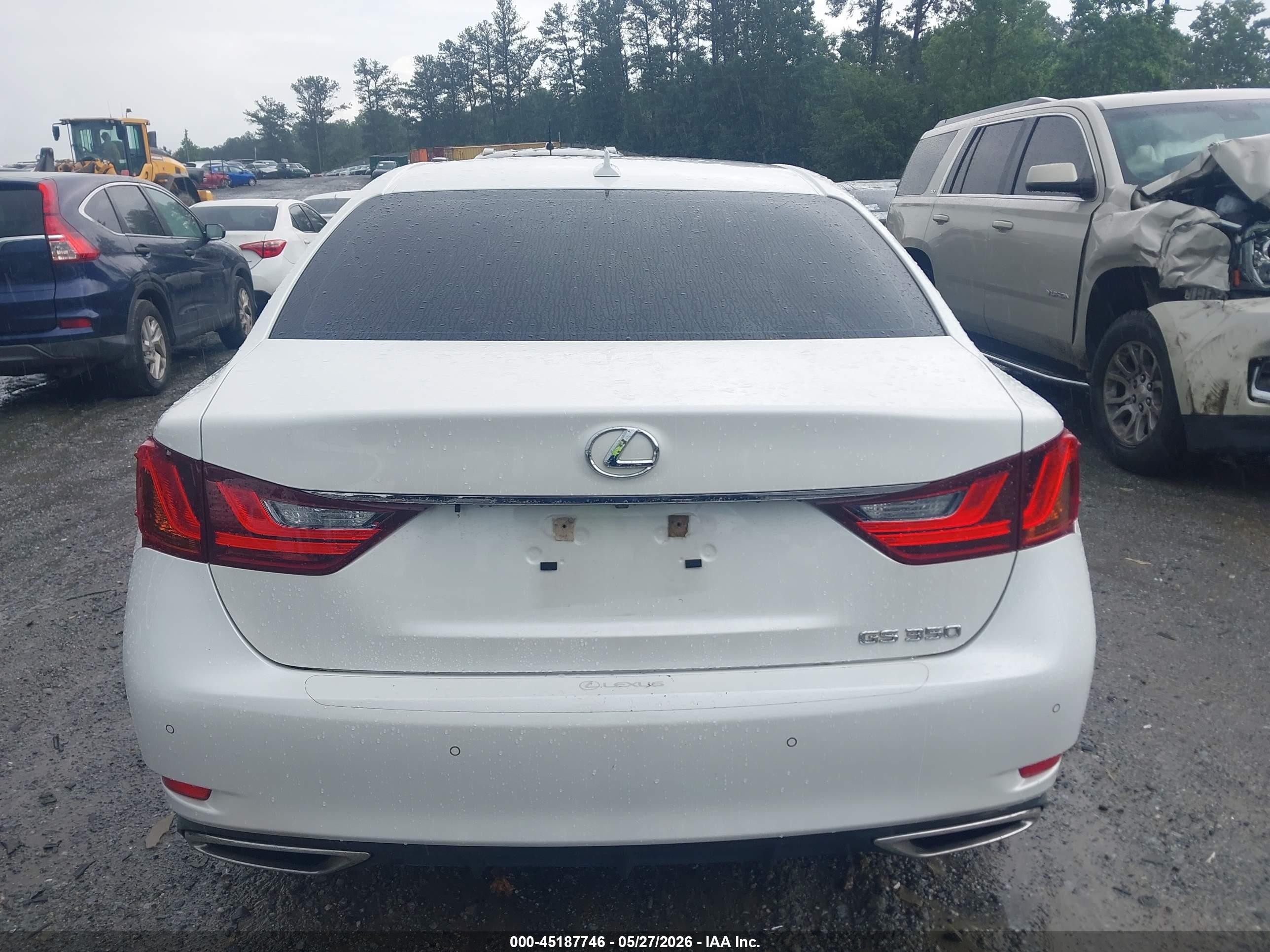 2014 Lexus Gs 350 Белый vin: JTHBE1BL0E5030535