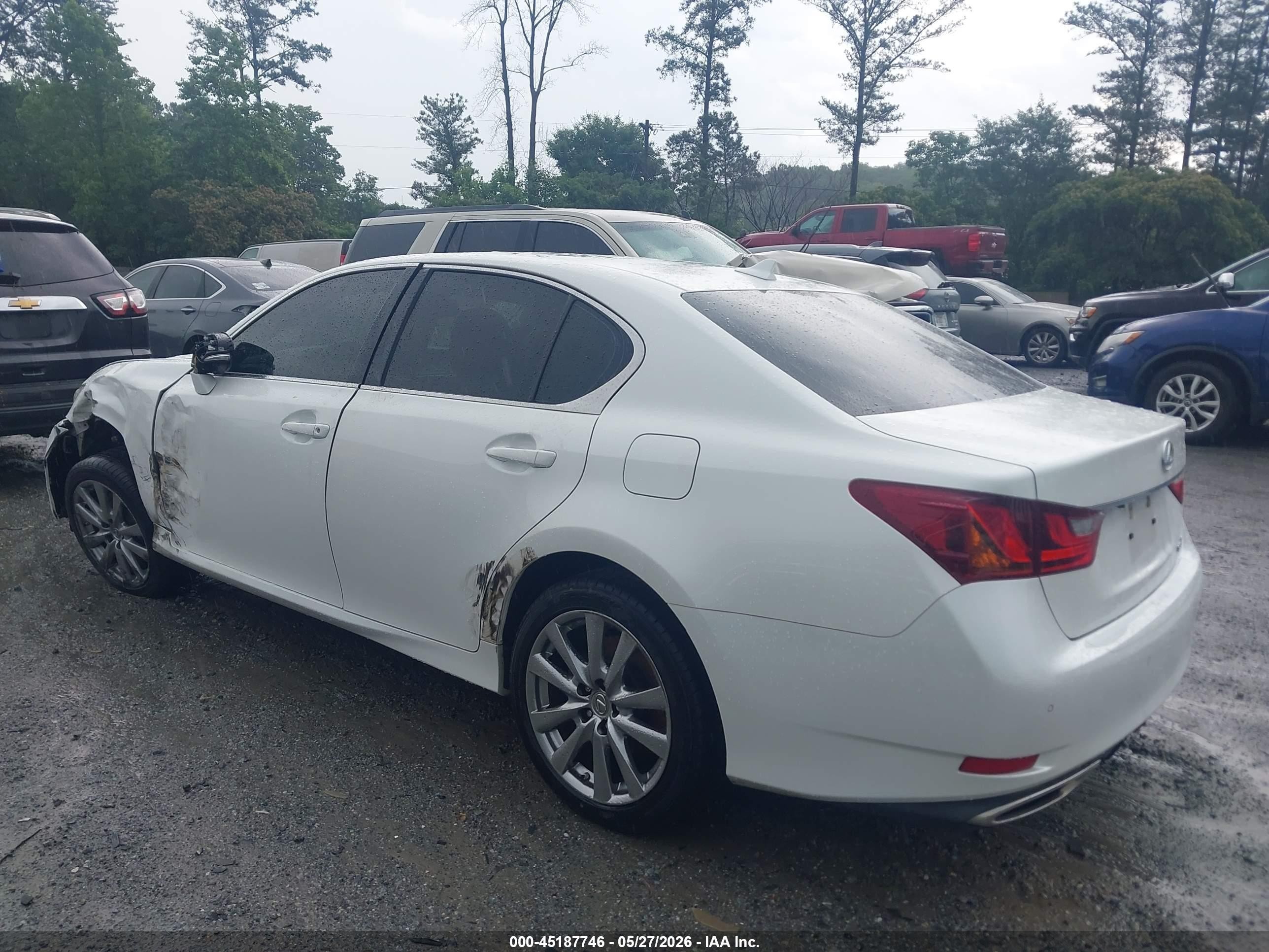2014 Lexus Gs 350 Белый vin: JTHBE1BL0E5030535