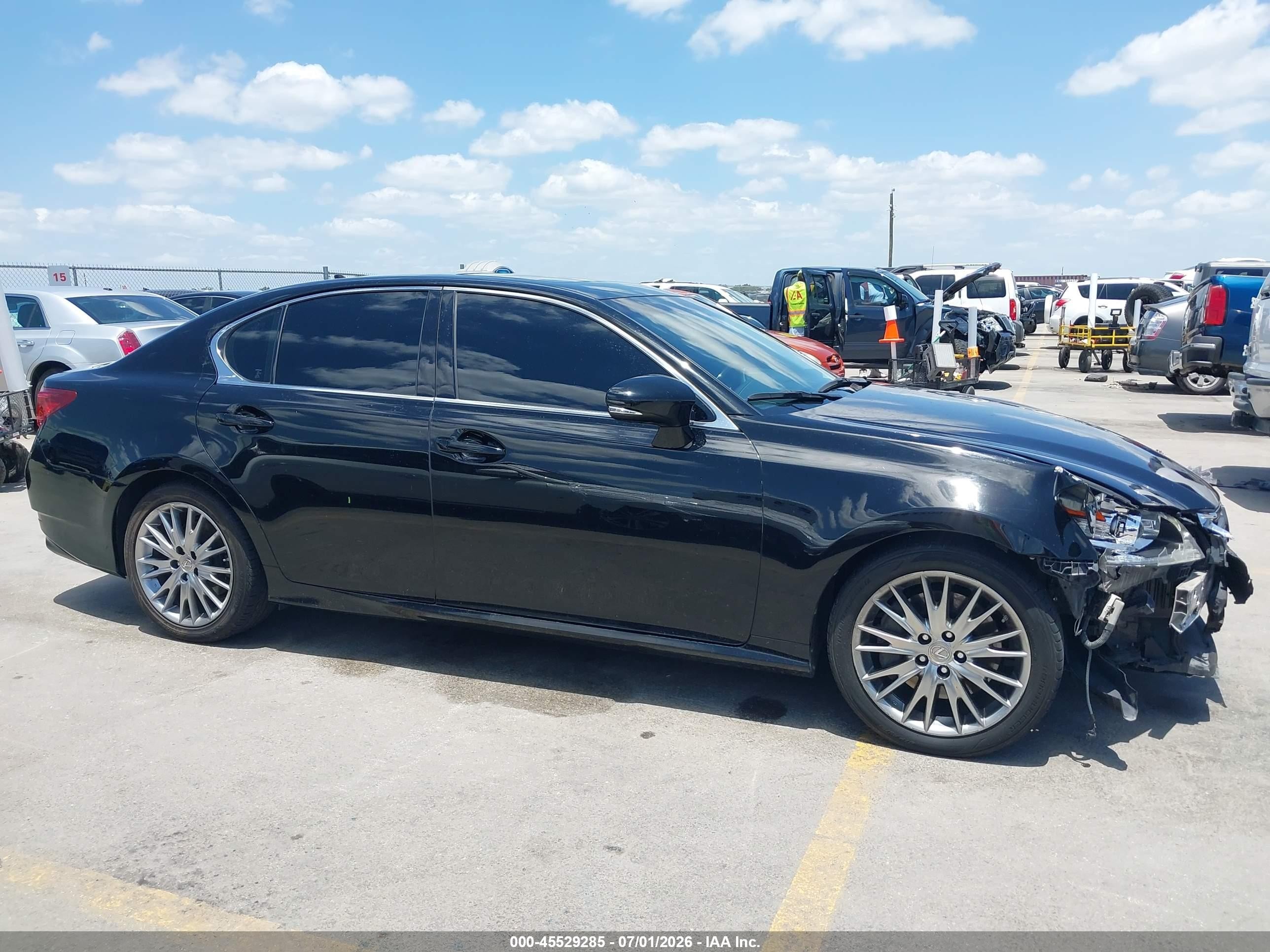 2014 Lexus Gs 350   Черный vin: JTHBE1BL0E5033404
