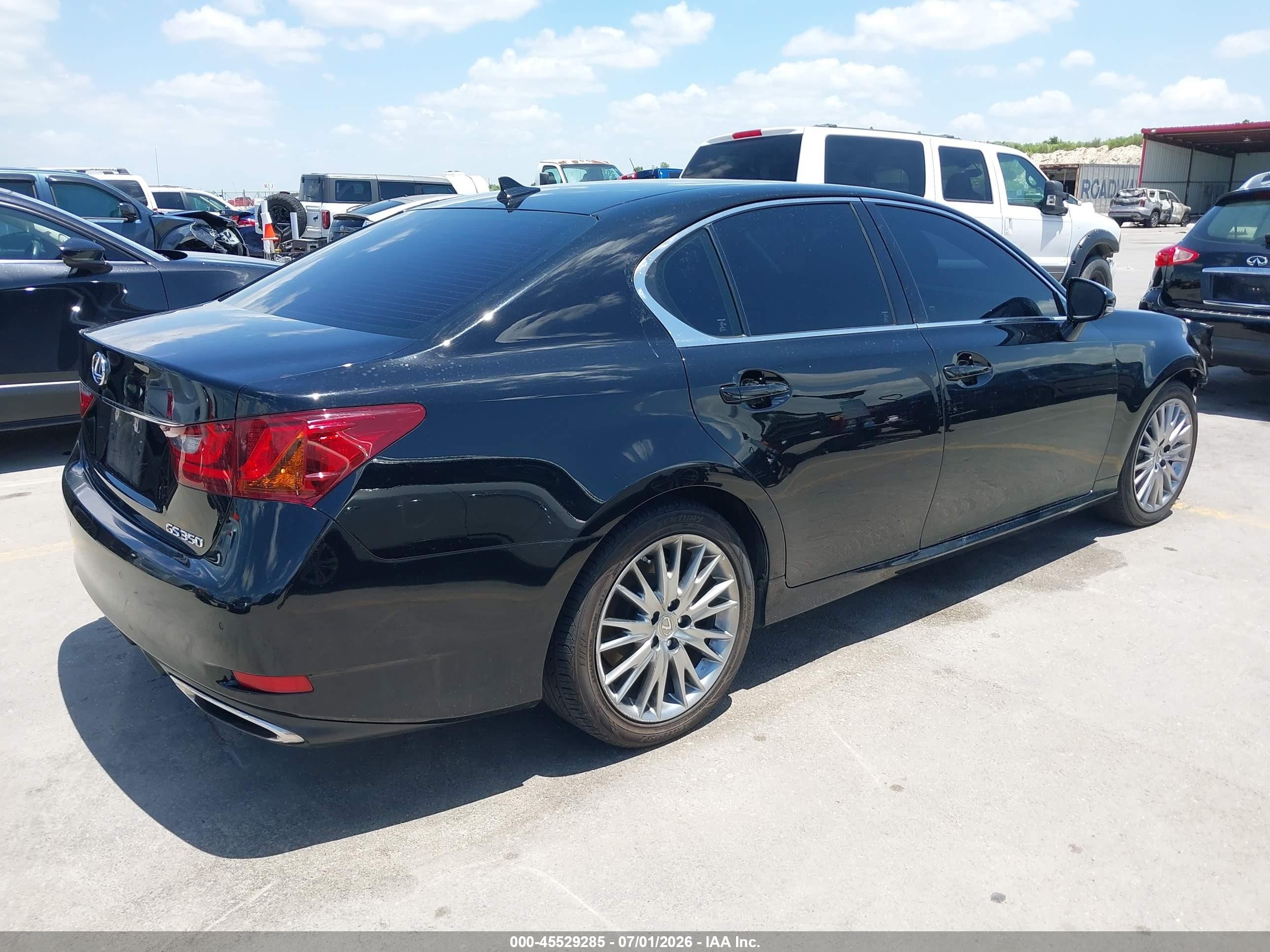 2014 Lexus Gs 350   Черный vin: JTHBE1BL0E5033404