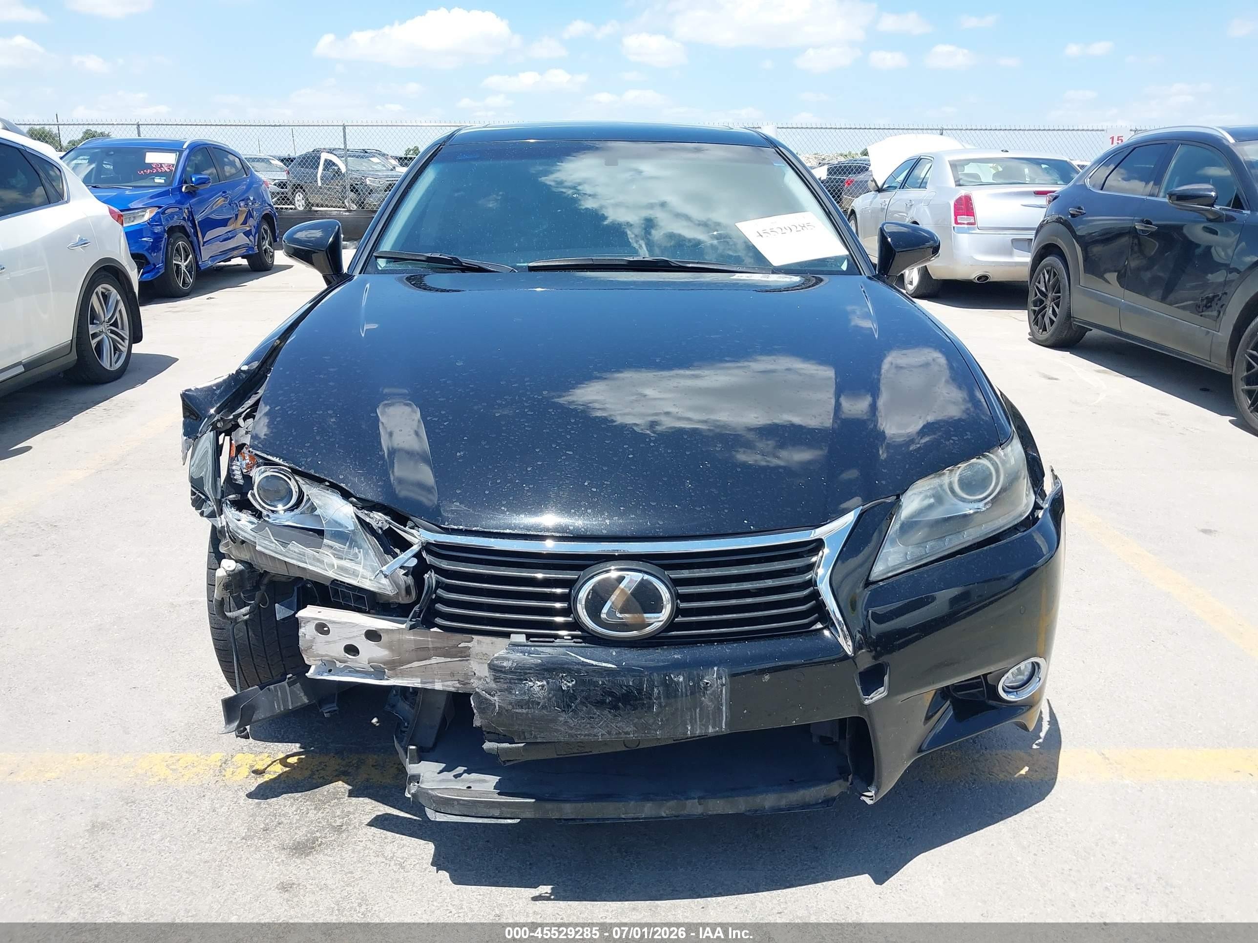 2014 Lexus Gs 350   Черный vin: JTHBE1BL0E5033404