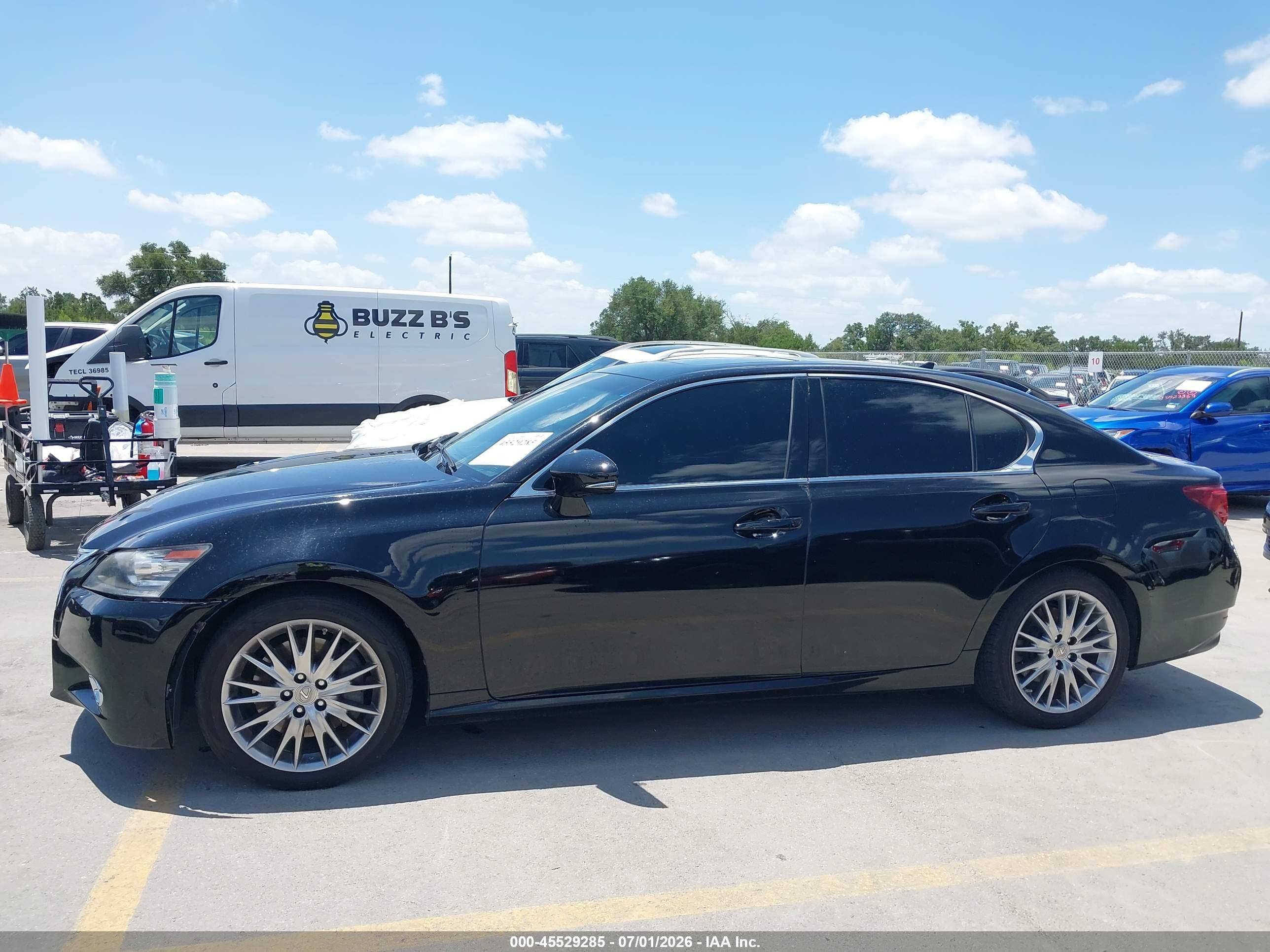2014 Lexus Gs 350   Черный vin: JTHBE1BL0E5033404