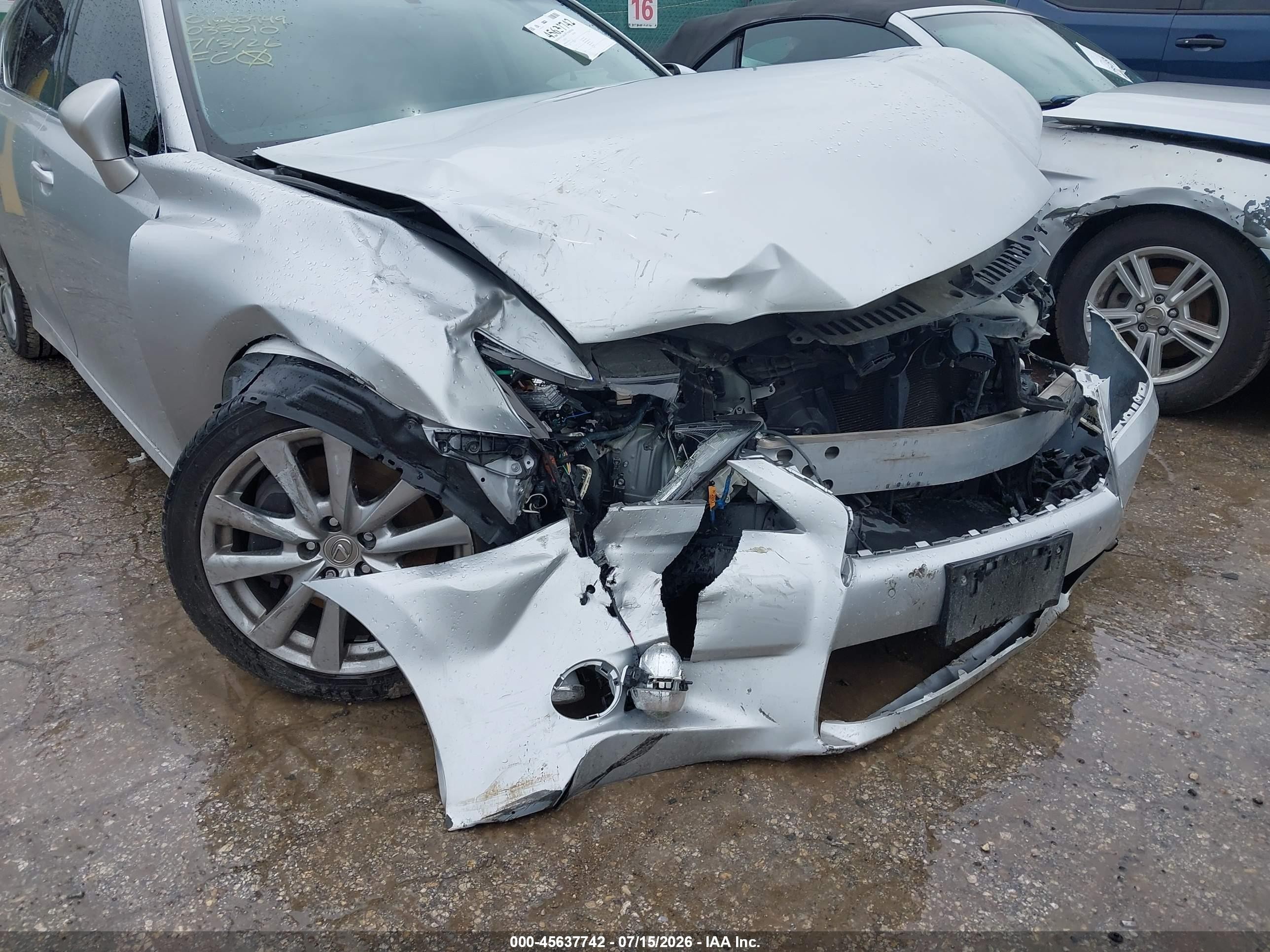 2014 Lexus Gs 350   Silver vin: JTHBE1BL0E5035010