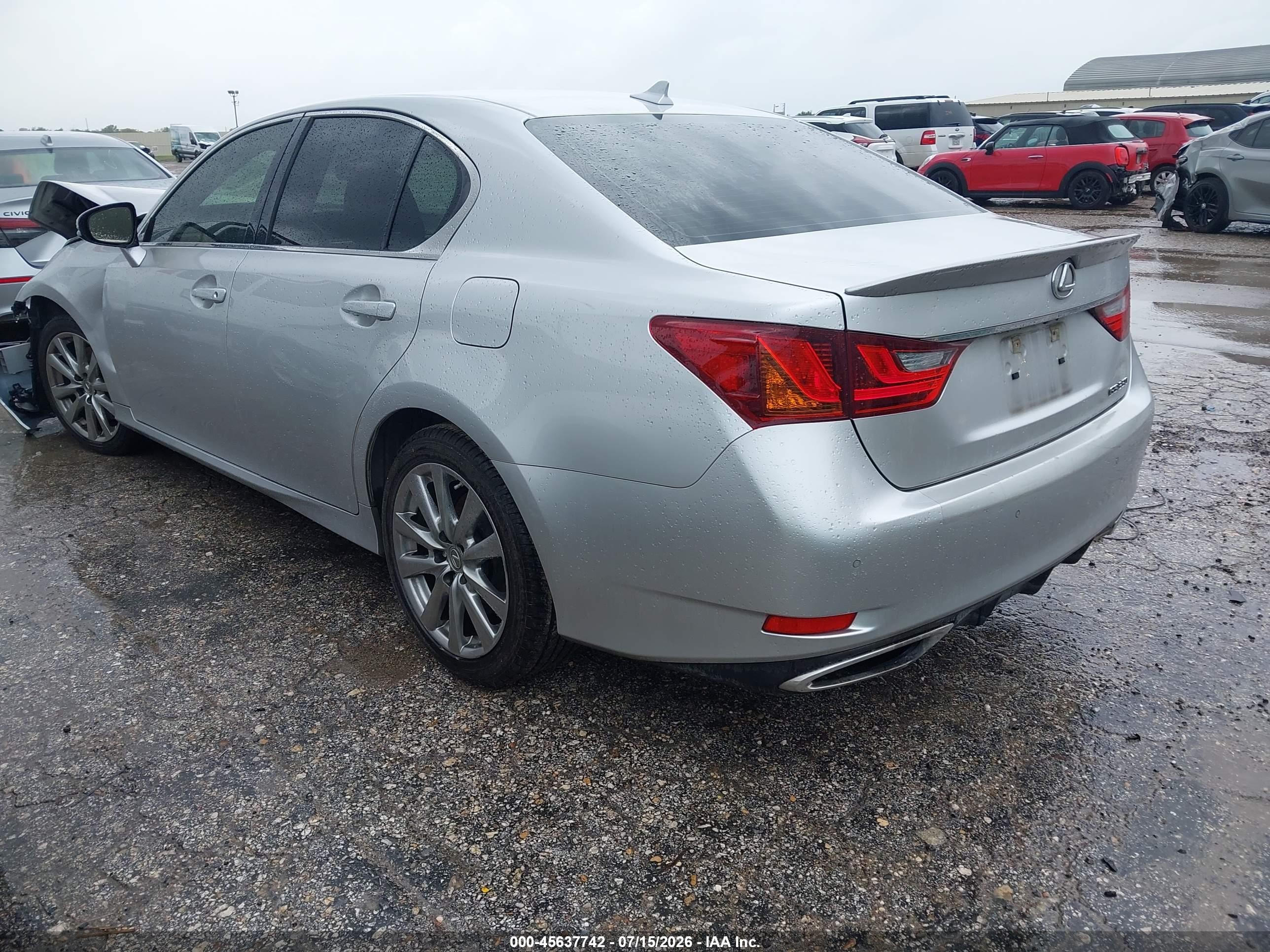 2014 Lexus Gs 350   Silver vin: JTHBE1BL0E5035010