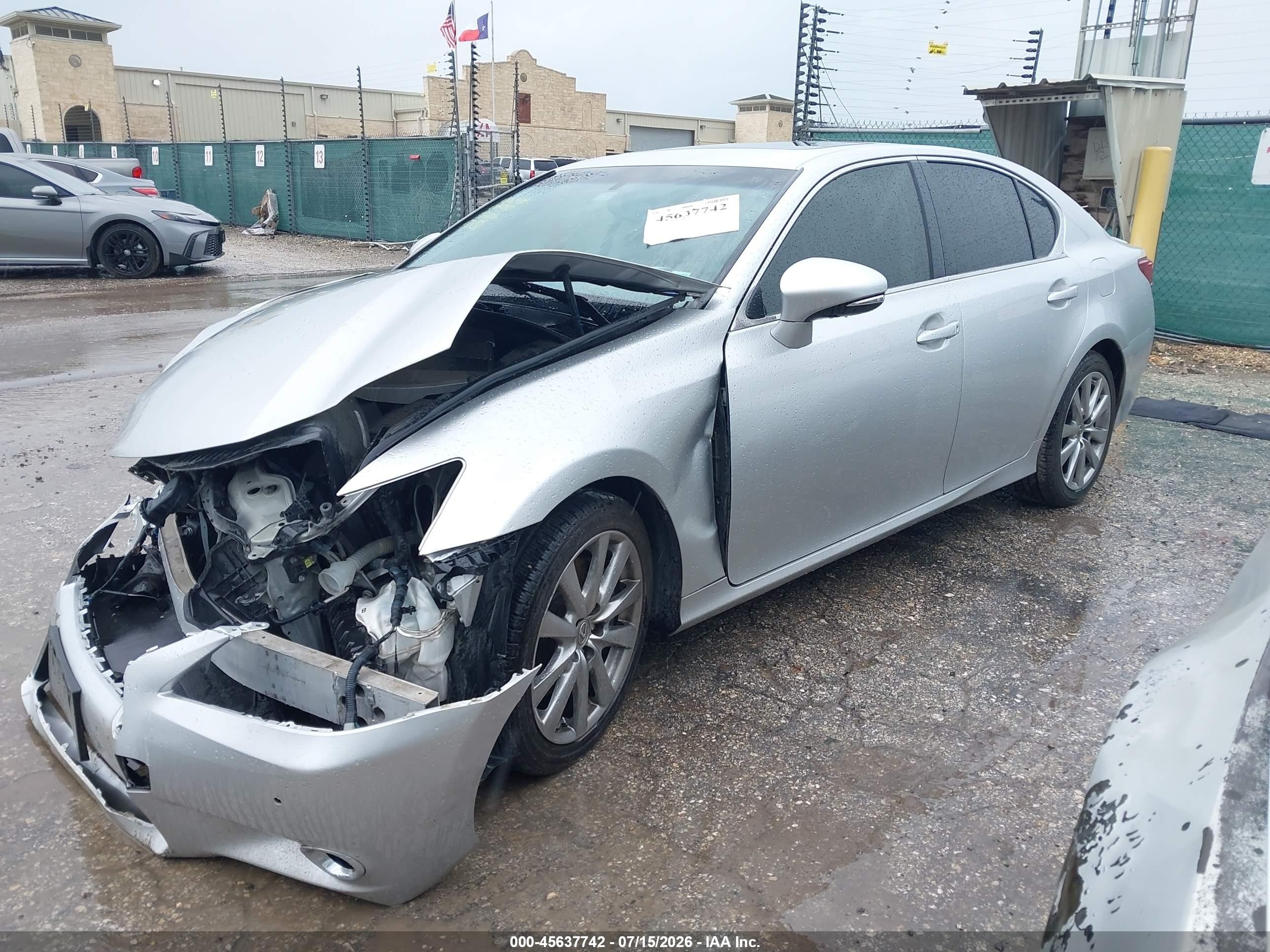2014 Lexus Gs 350   Silver vin: JTHBE1BL0E5035010