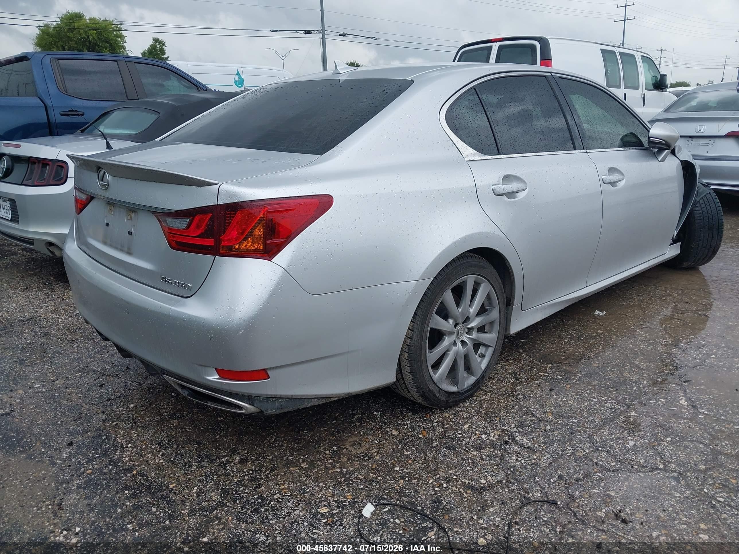 2014 Lexus Gs 350   Silver vin: JTHBE1BL0E5035010