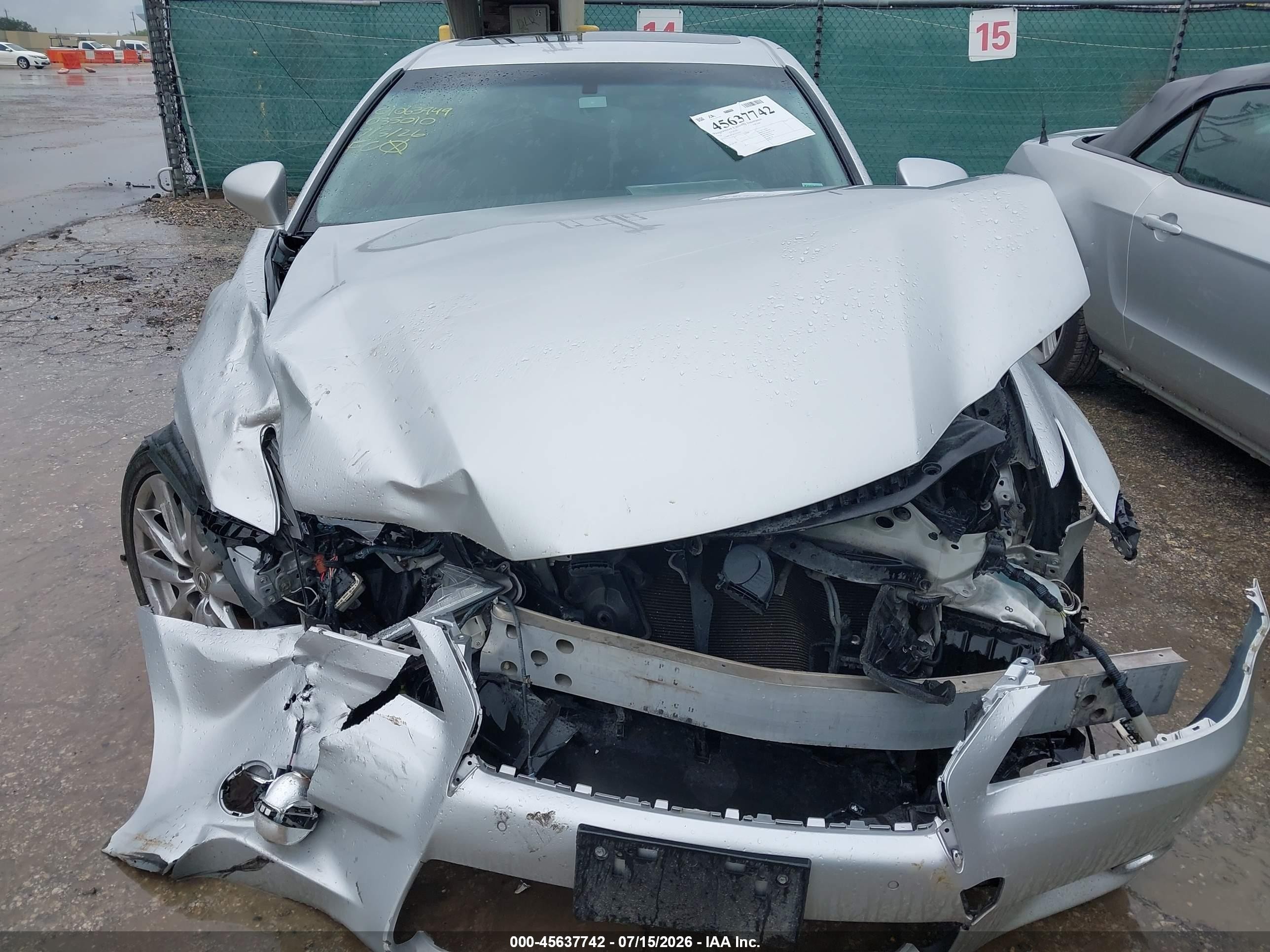 2014 Lexus Gs 350   Silver vin: JTHBE1BL0E5035010