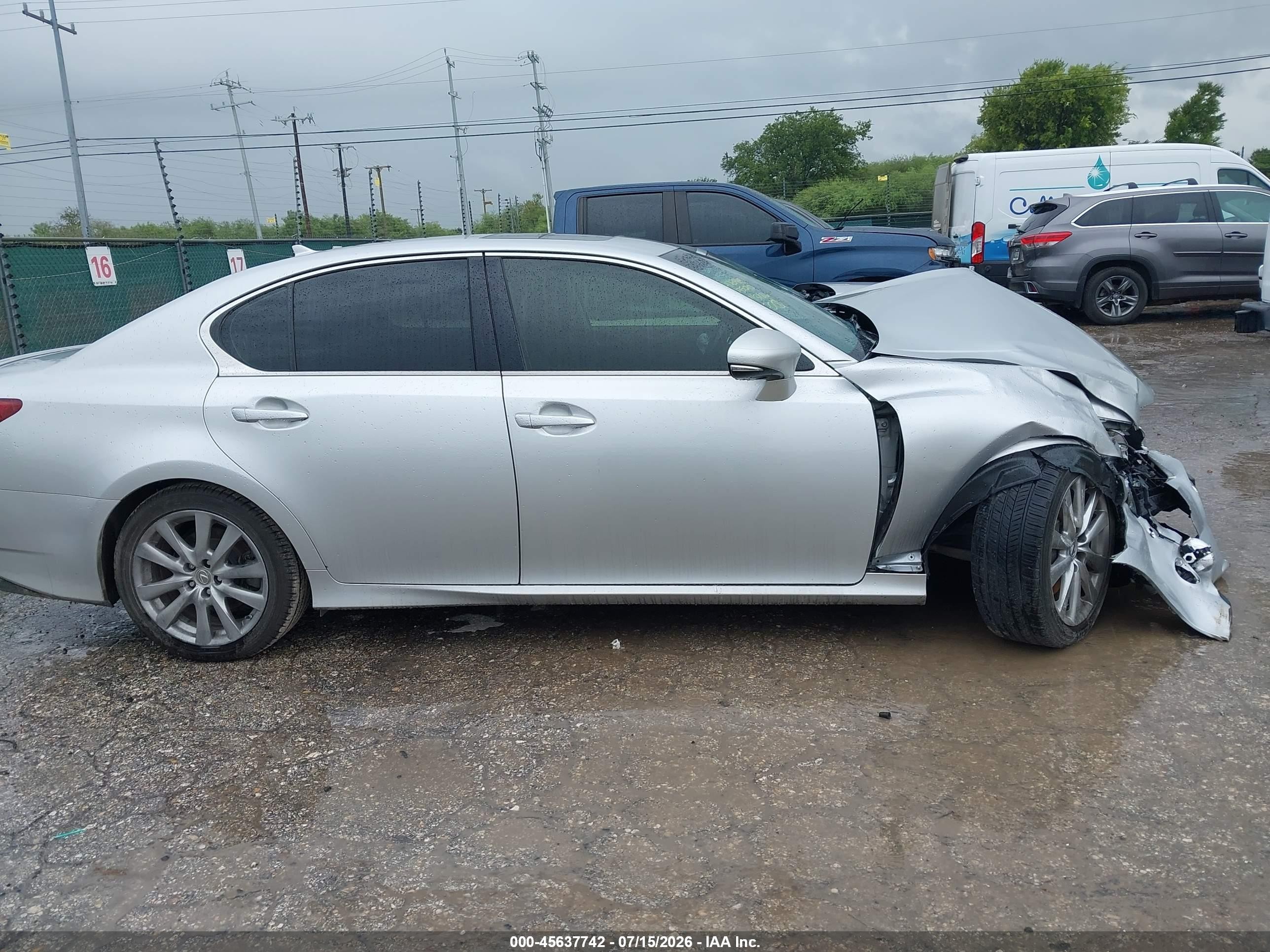 2014 Lexus Gs 350   Silver vin: JTHBE1BL0E5035010