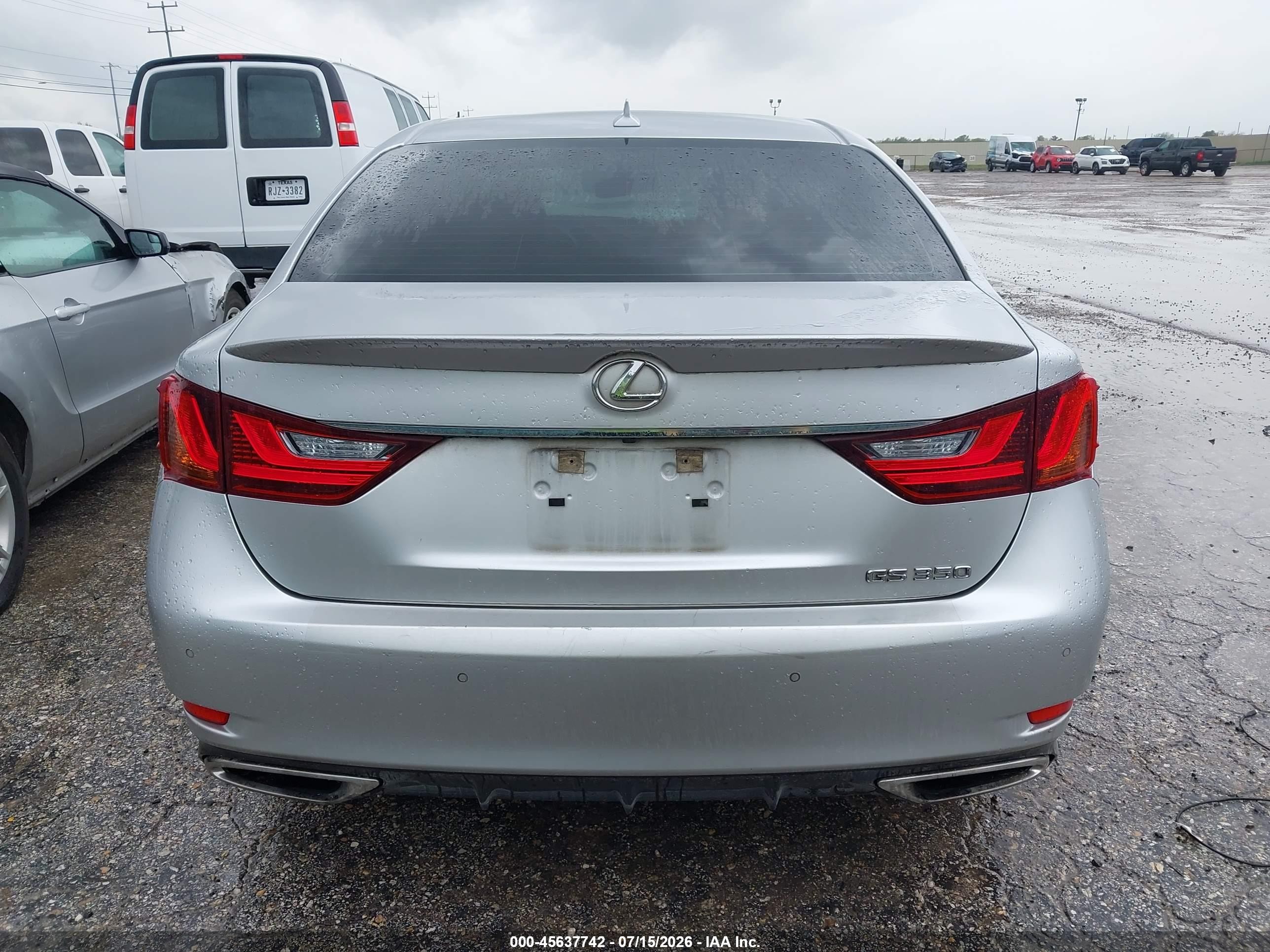 2014 Lexus Gs 350   Silver vin: JTHBE1BL0E5035010