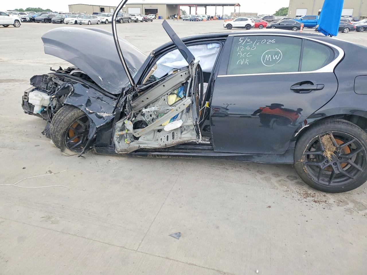 2014 Lexus Gs 350 Black vin: JTHBE1BL0E5035881