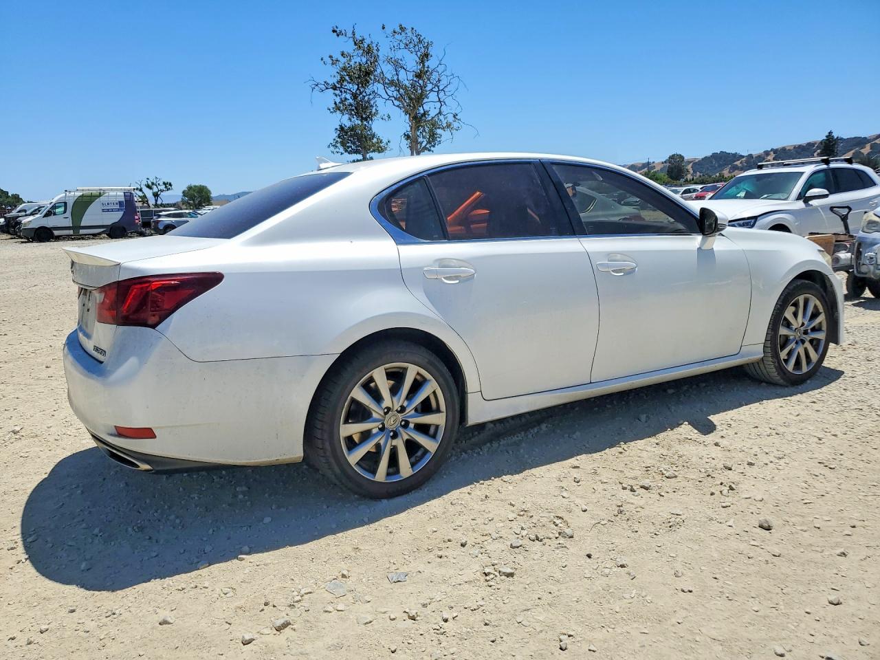 2014 Lexus Gs 350 White vin: JTHBE1BL0E5041275