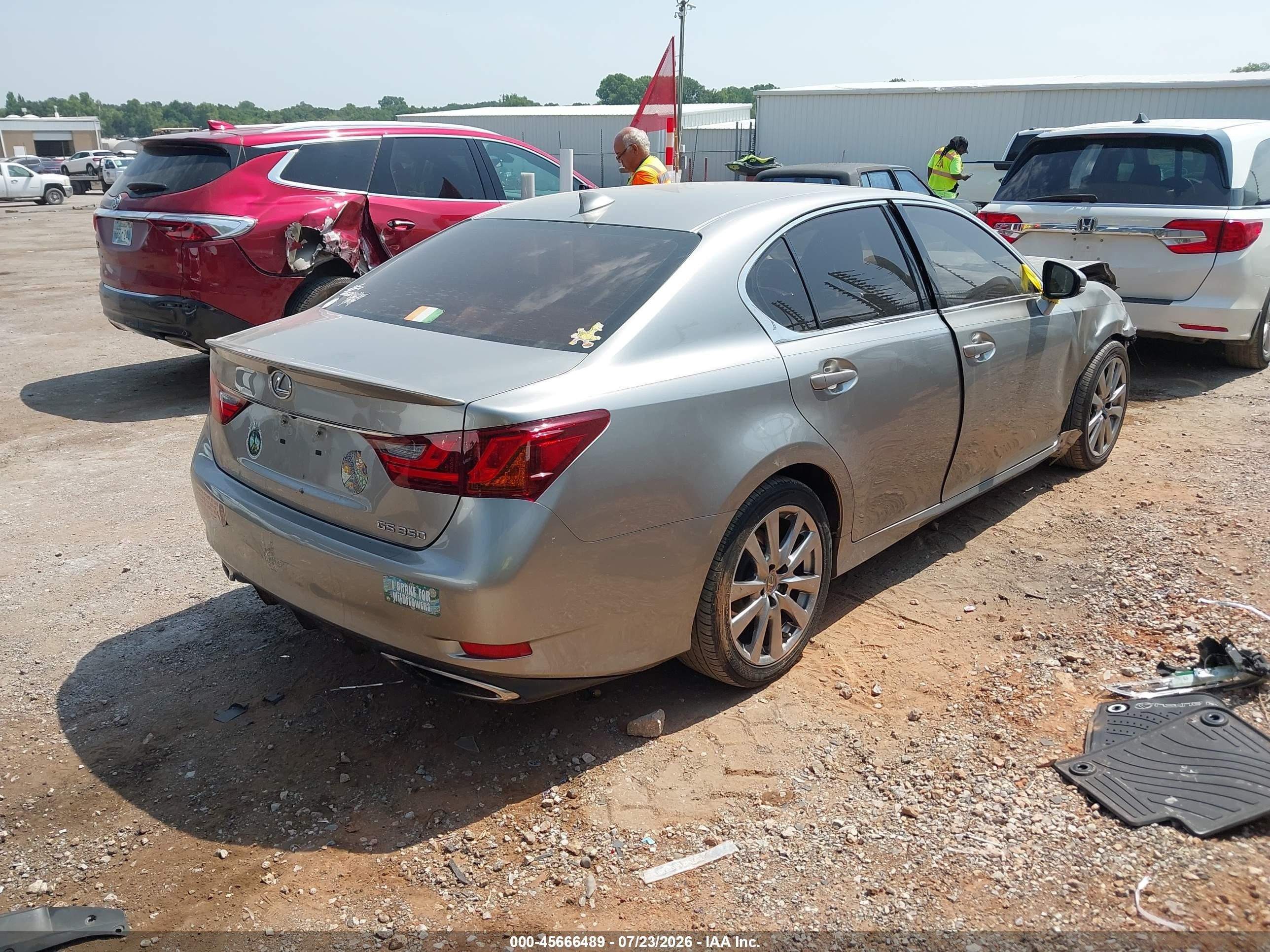 2015 Lexus Gs 350   Gray vin: JTHBE1BL0FA002498