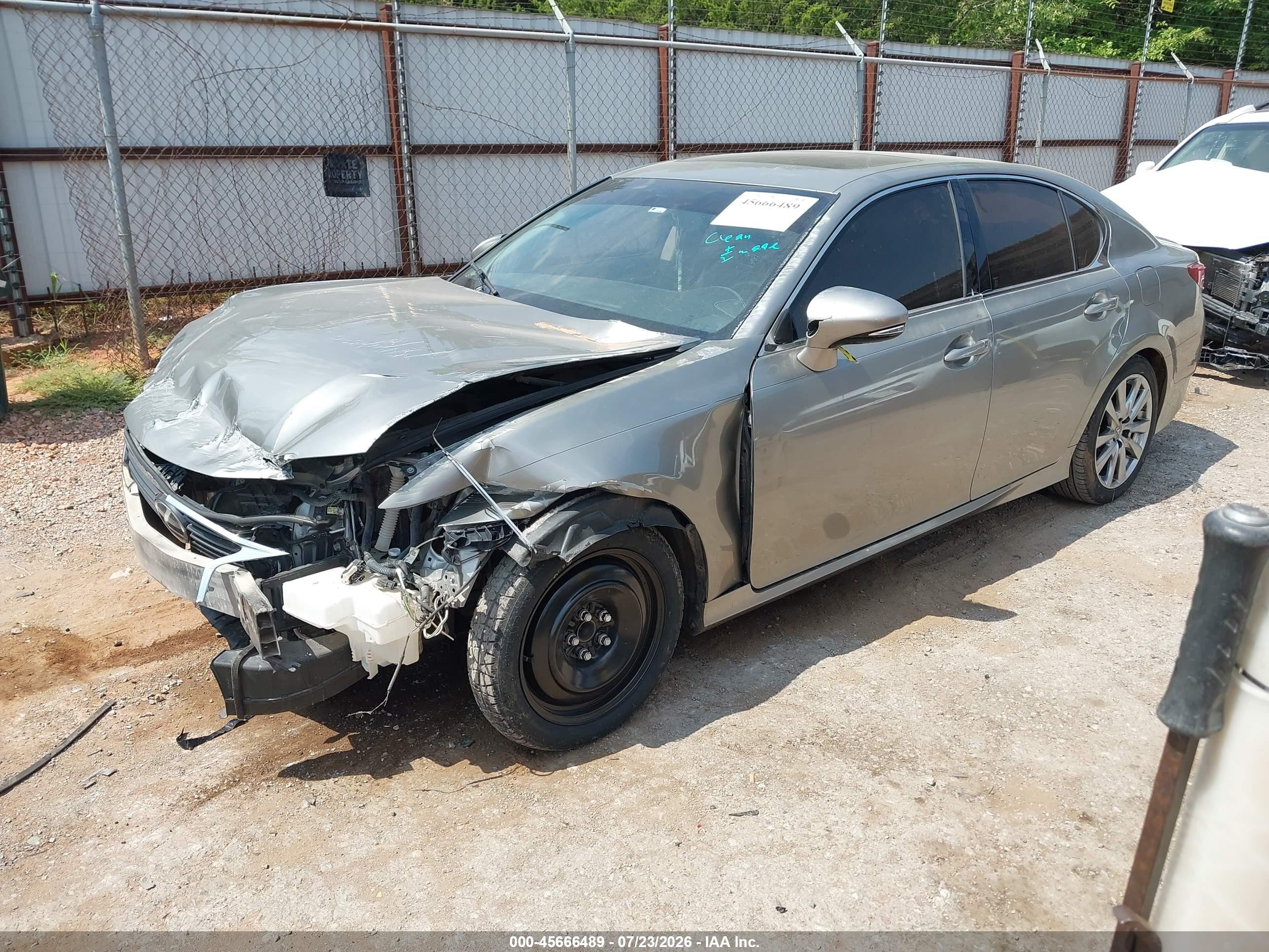 2015 Lexus Gs 350   Gray vin: JTHBE1BL0FA002498