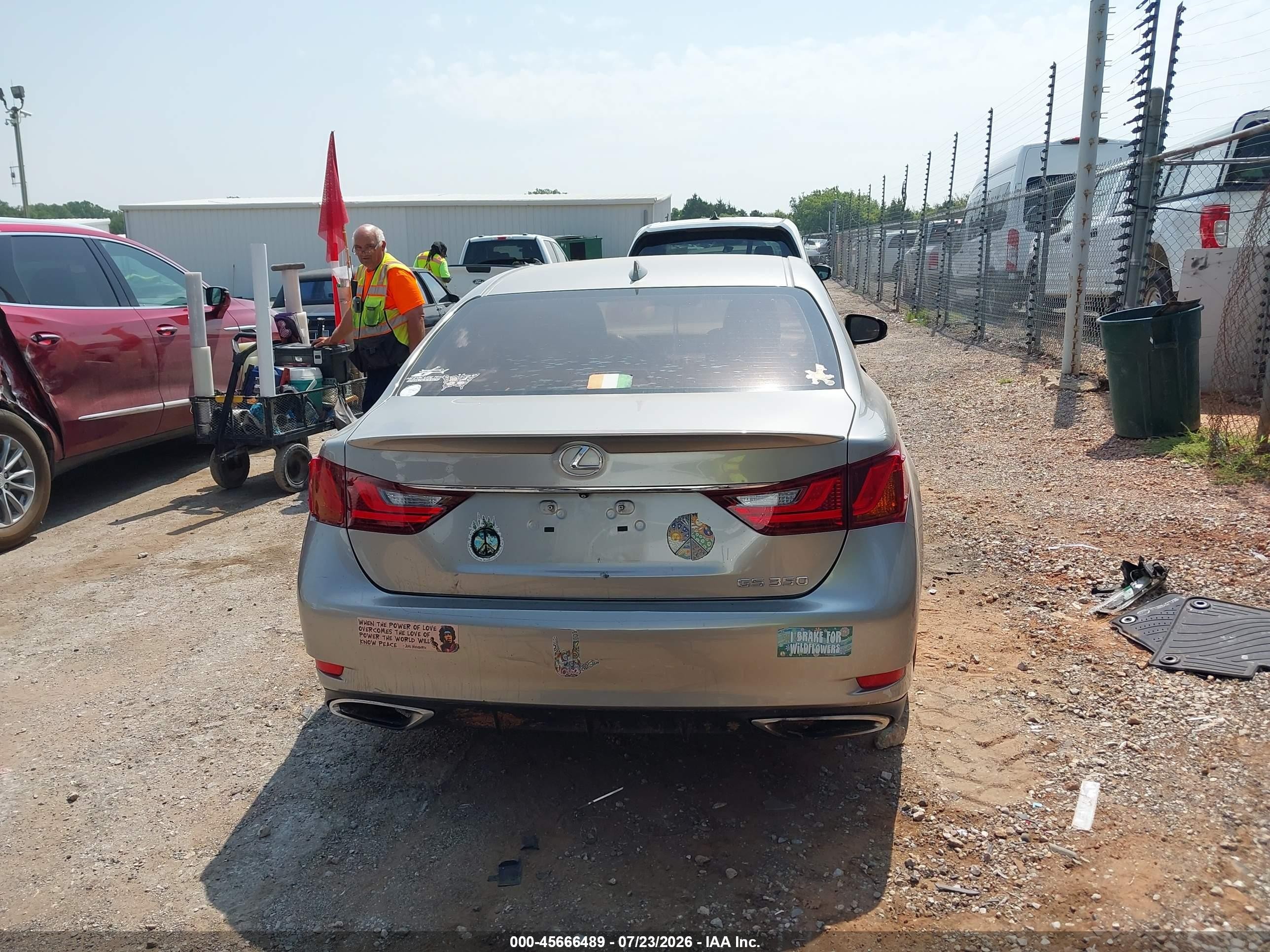 2015 Lexus Gs 350   Gray vin: JTHBE1BL0FA002498