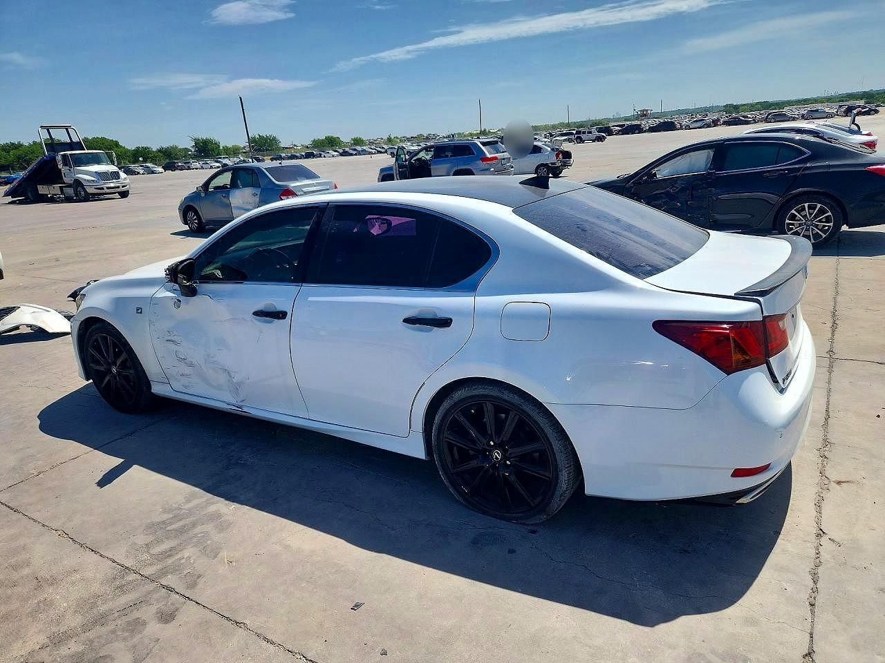 2015 Lexus Gs 350 White vin: JTHBE1BL0FA008981
