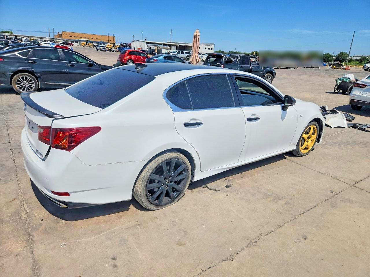 2015 Lexus Gs 350 White vin: JTHBE1BL0FA008981