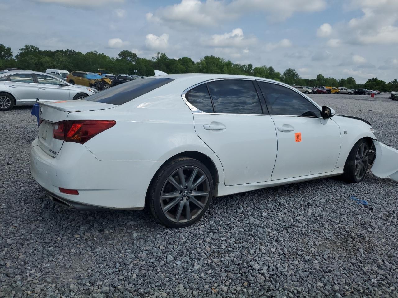2015 Lexus Gs 350 White vin: JTHBE1BL0FA009256