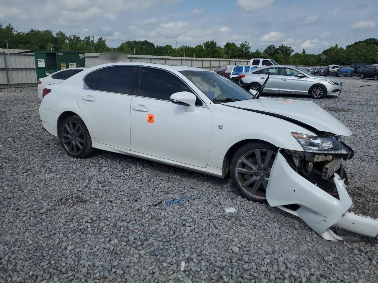 2015 Lexus Gs 350 White vin: JTHBE1BL0FA009256