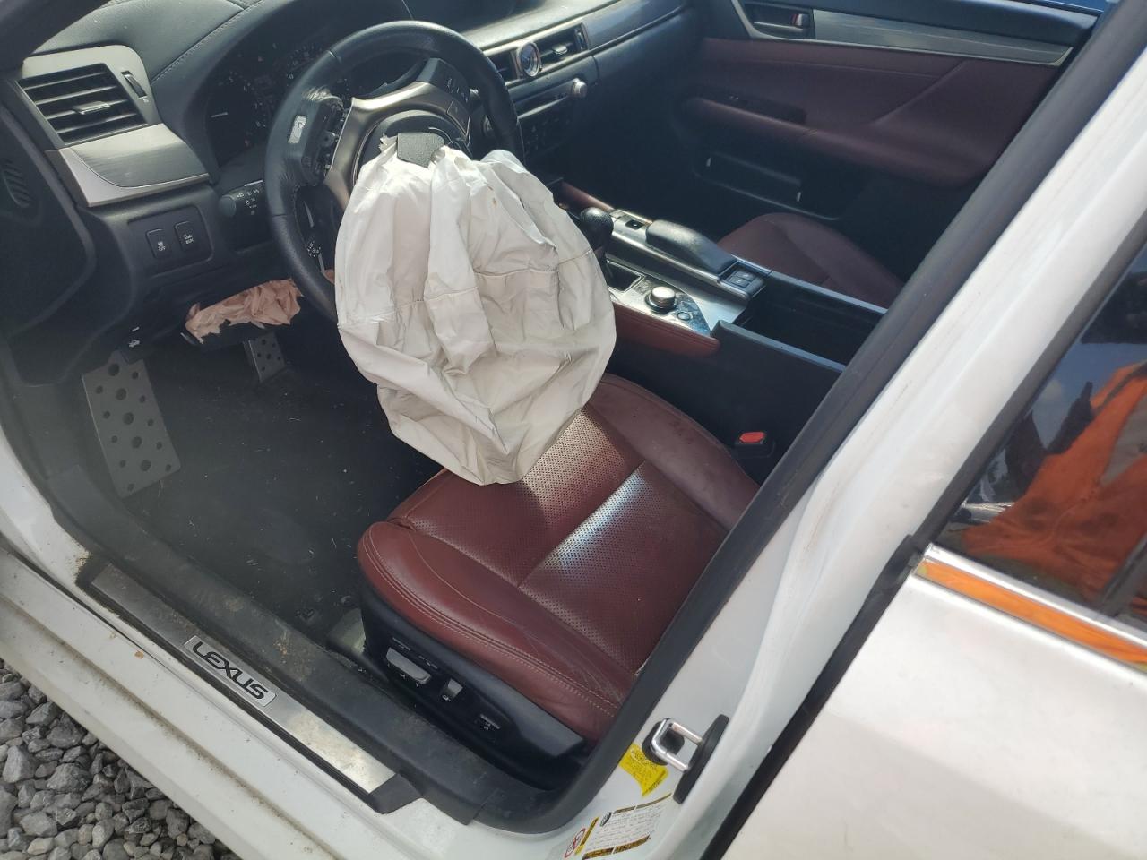2015 Lexus Gs 350 White vin: JTHBE1BL0FA009256