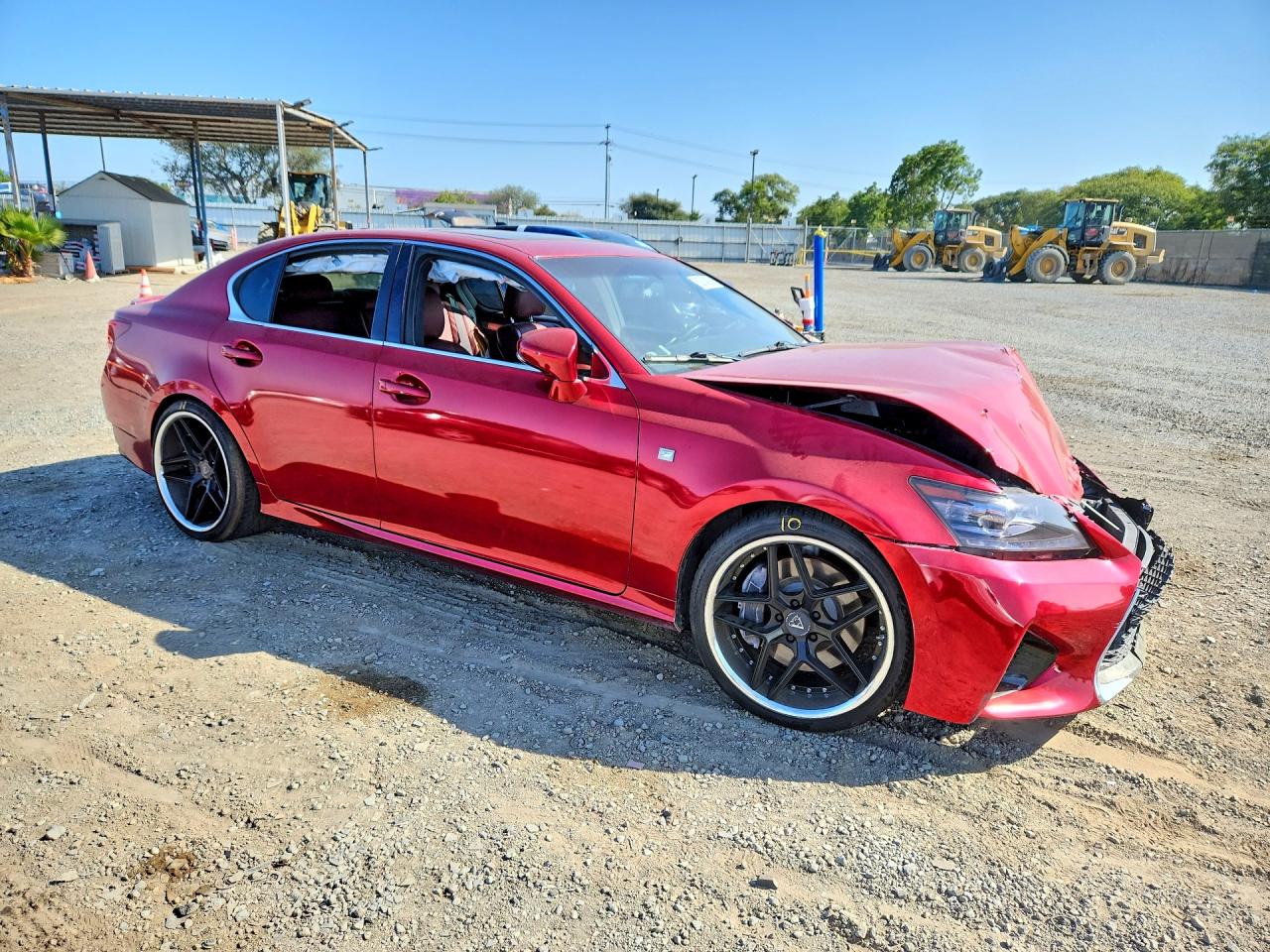2015 Lexus Gs 350 Red vin: JTHBE1BL0FA012285