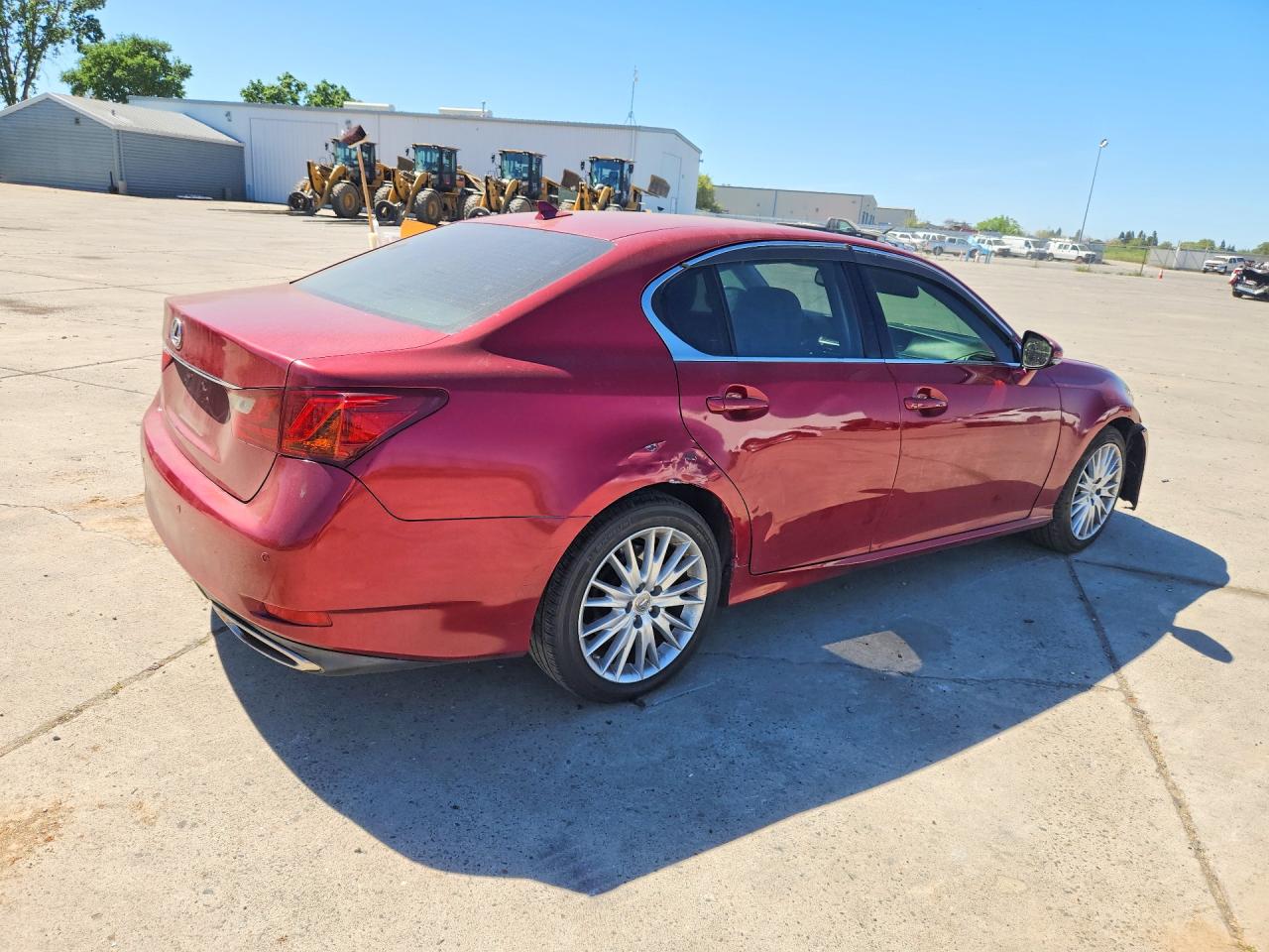 2013 Lexus Gs 350 Base Red vin: JTHBE1BL1D5000295