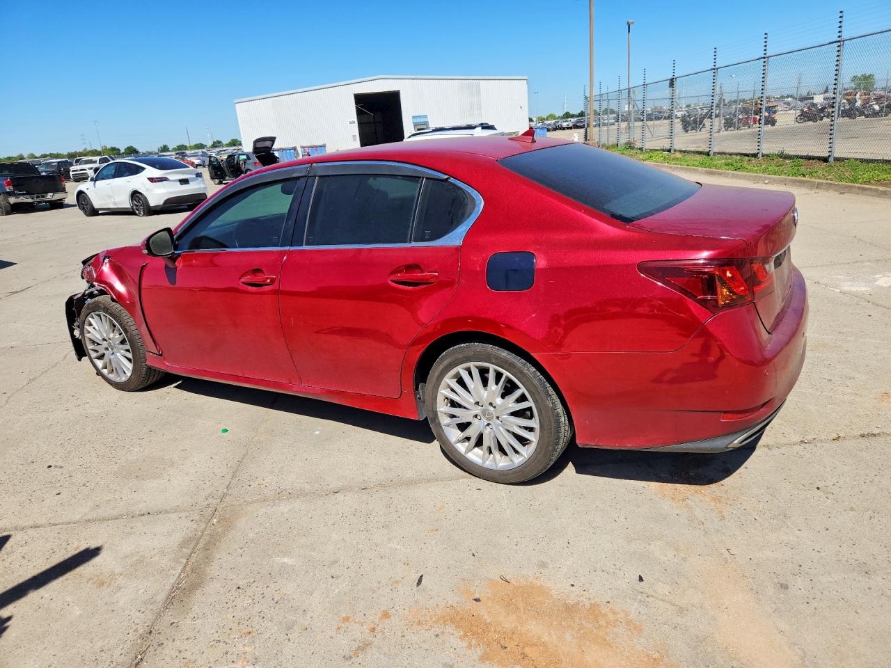 2013 Lexus Gs 350 Base Red vin: JTHBE1BL1D5000295