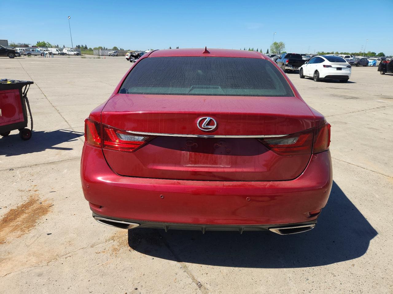 2013 Lexus Gs 350 Base Red vin: JTHBE1BL1D5000295