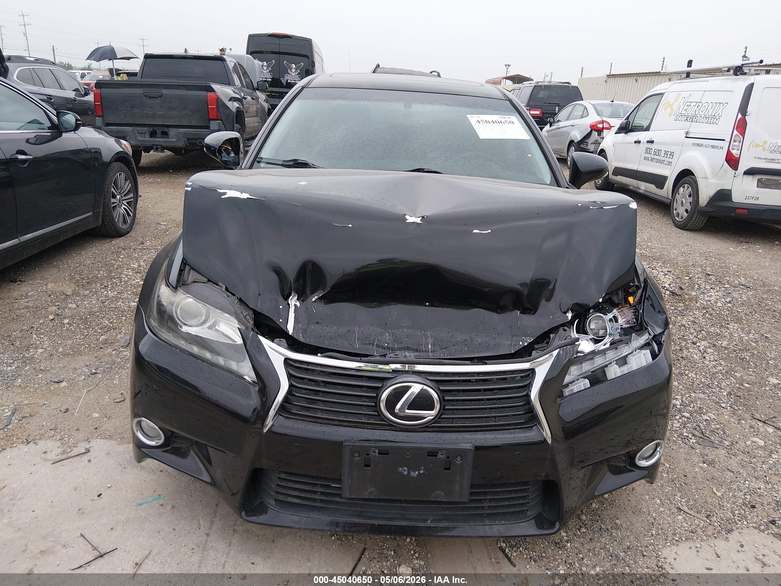 2013 Lexus Gs 350   Black vin: JTHBE1BL1D5023270