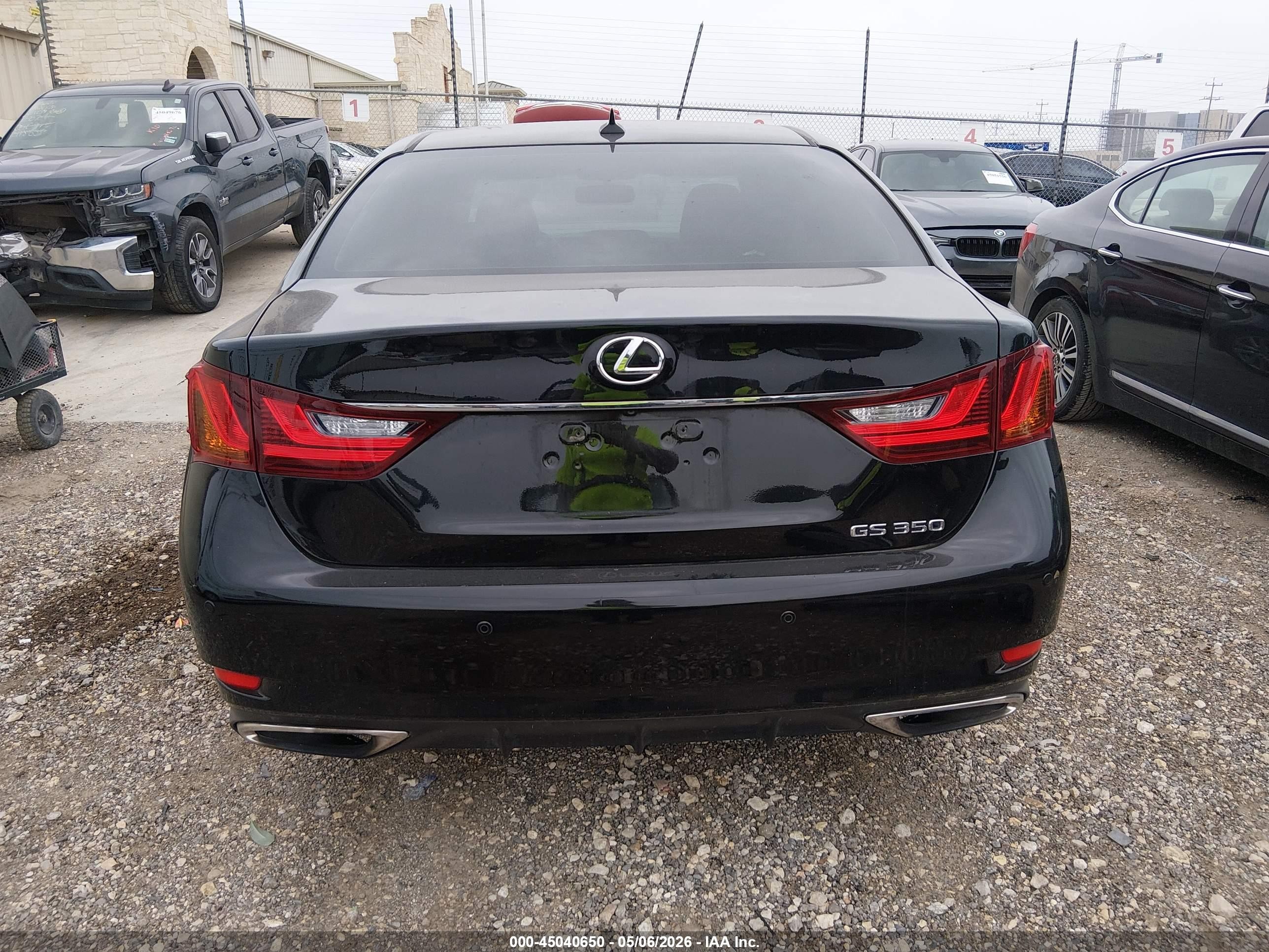 2013 Lexus Gs 350   Black vin: JTHBE1BL1D5023270
