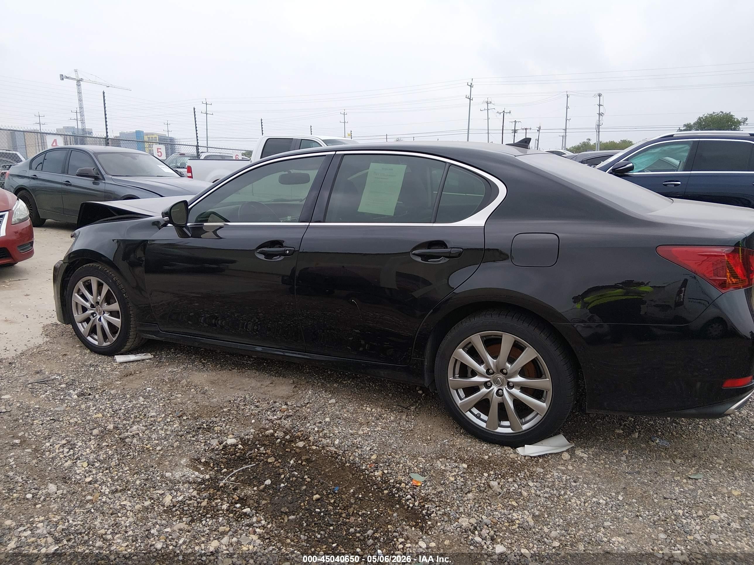 2013 Lexus Gs 350   Black vin: JTHBE1BL1D5023270