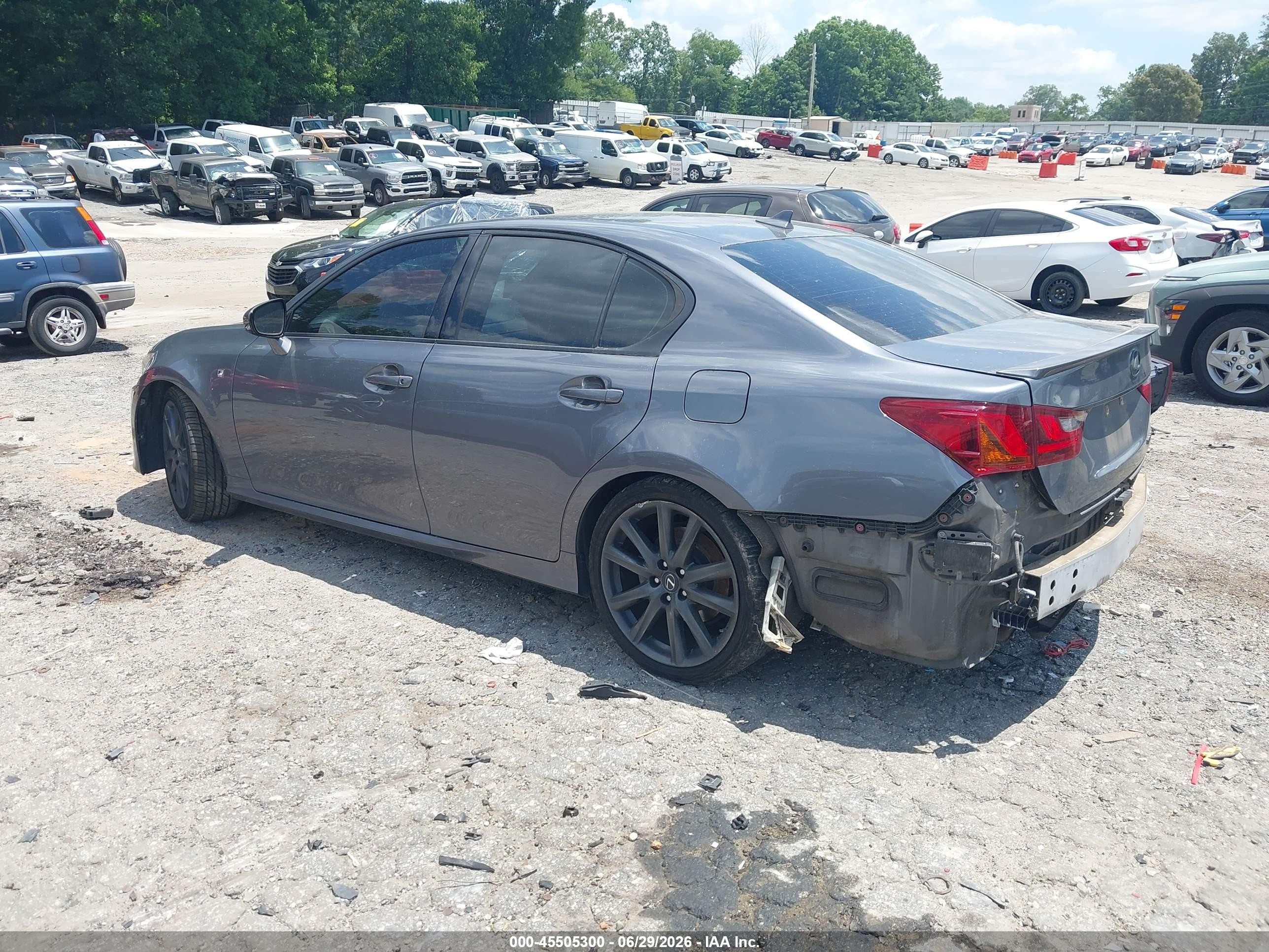 2013 Lexus Gs 350   Gray vin: JTHBE1BL1D5027464