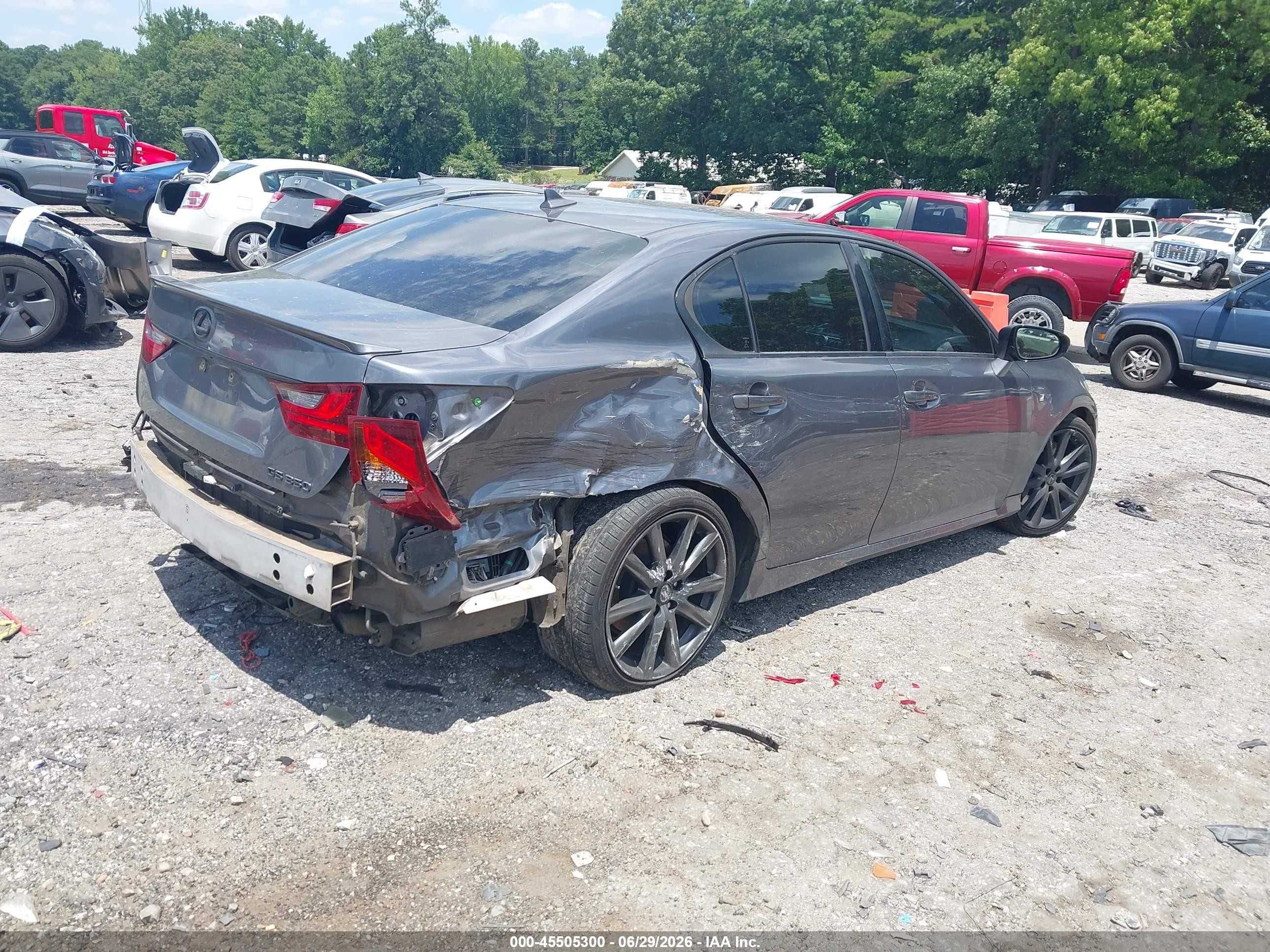 2013 Lexus Gs 350   Gray vin: JTHBE1BL1D5027464