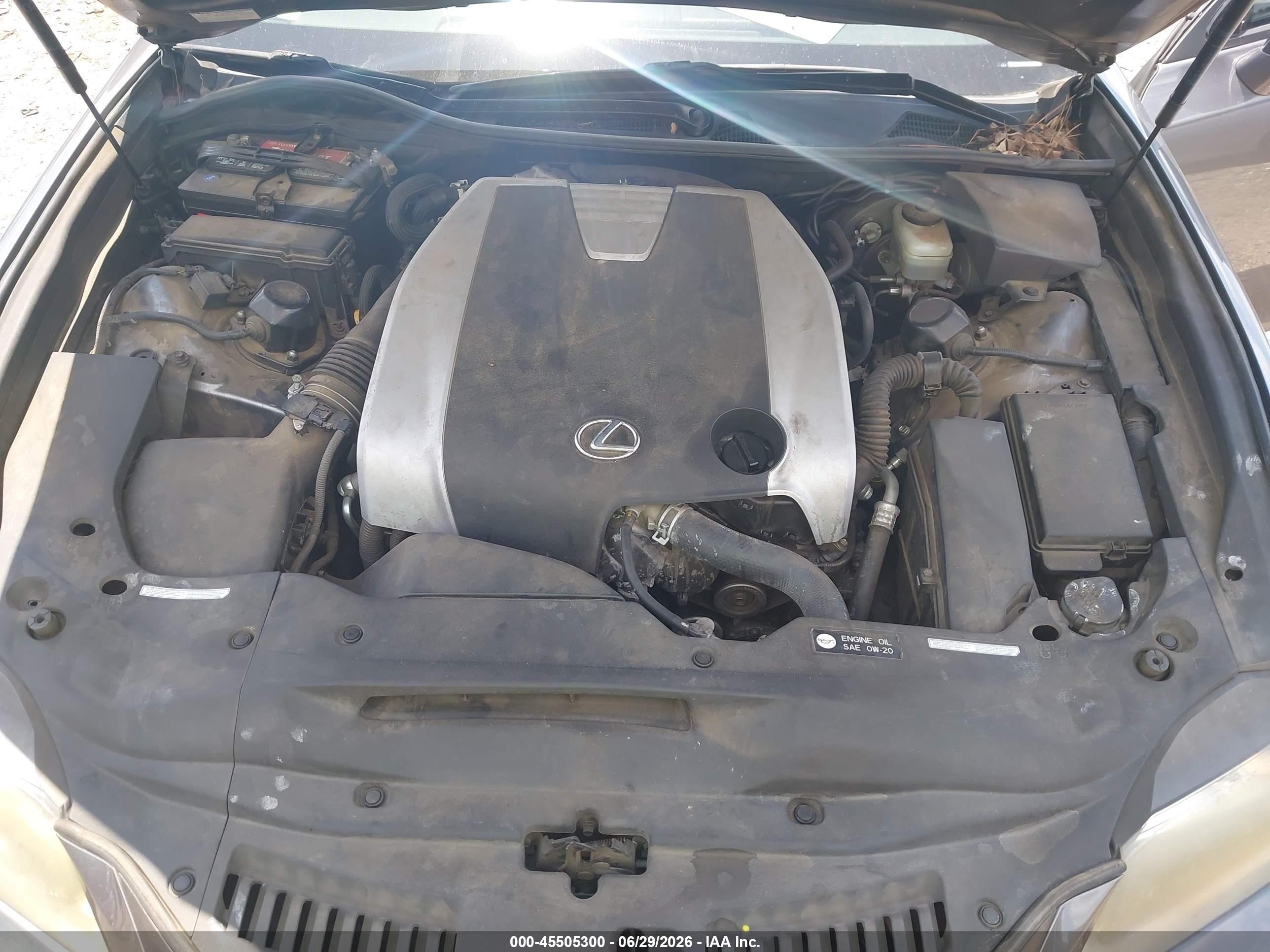 2013 Lexus Gs 350   Gray vin: JTHBE1BL1D5027464