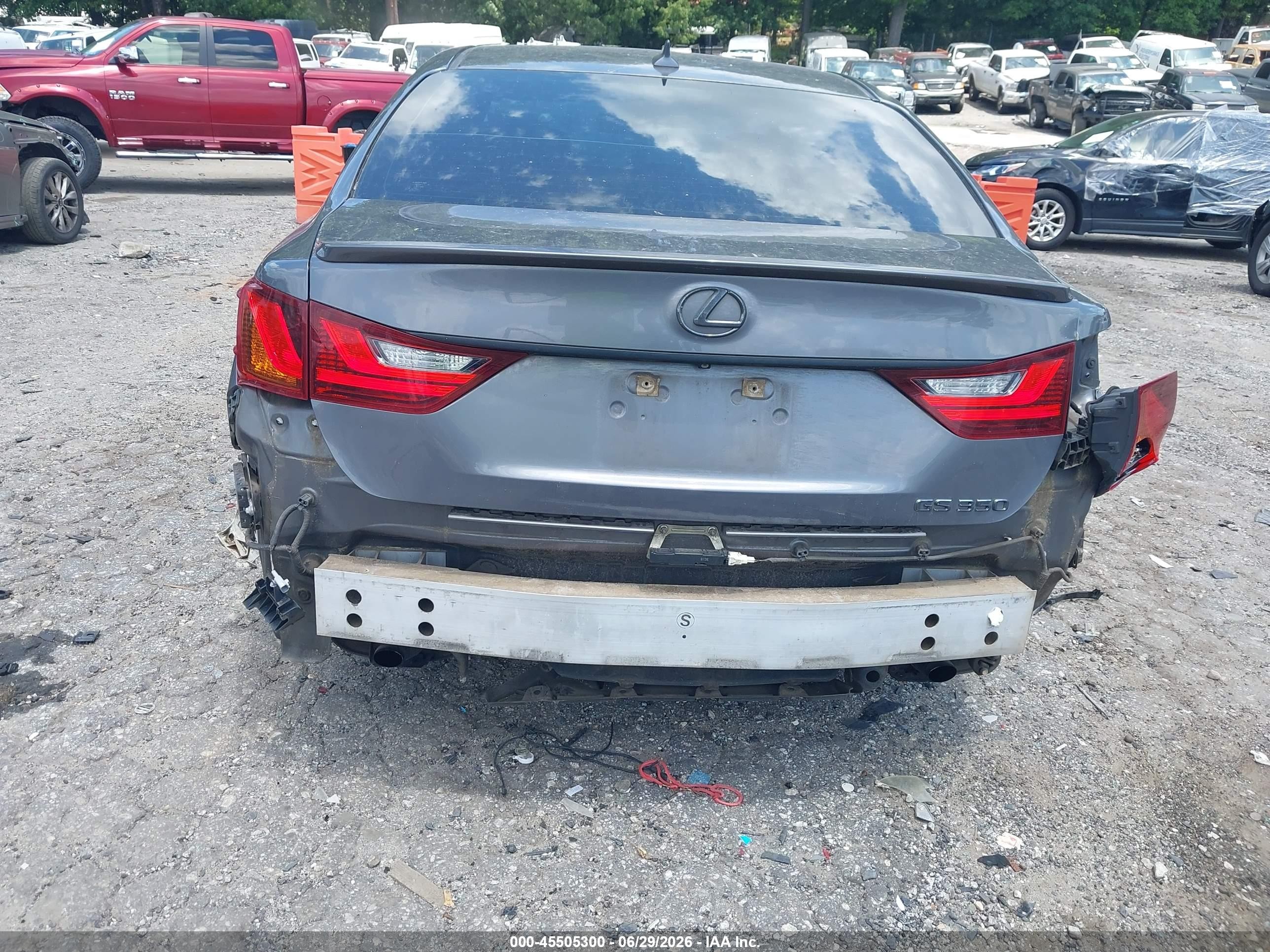 2013 Lexus Gs 350   Gray vin: JTHBE1BL1D5027464
