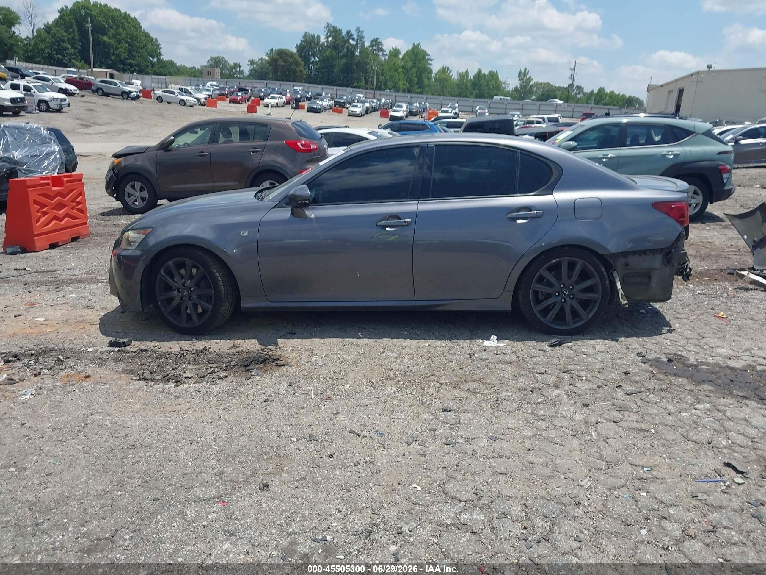 2013 Lexus Gs 350   Gray vin: JTHBE1BL1D5027464