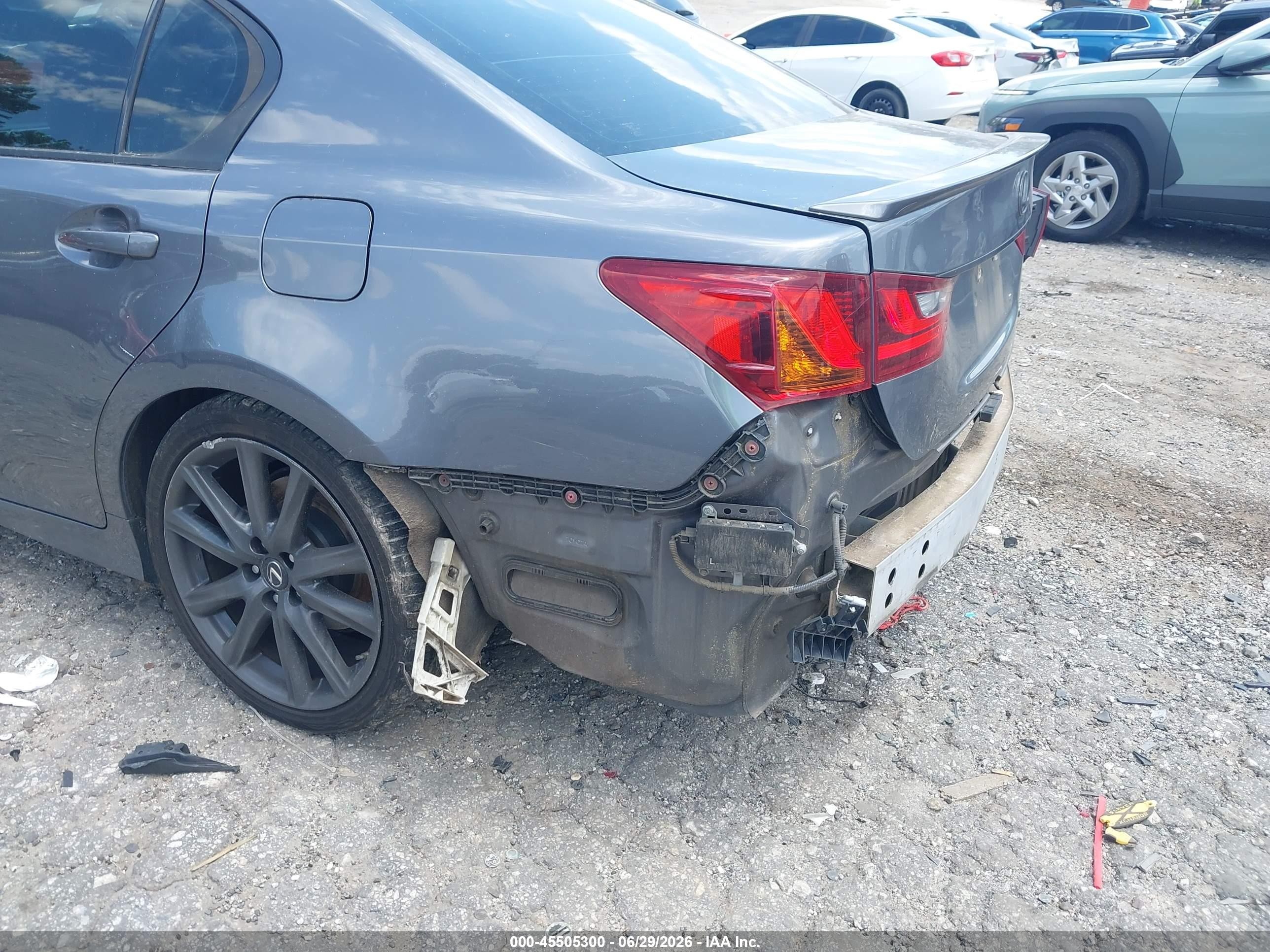 2013 Lexus Gs 350   Gray vin: JTHBE1BL1D5027464